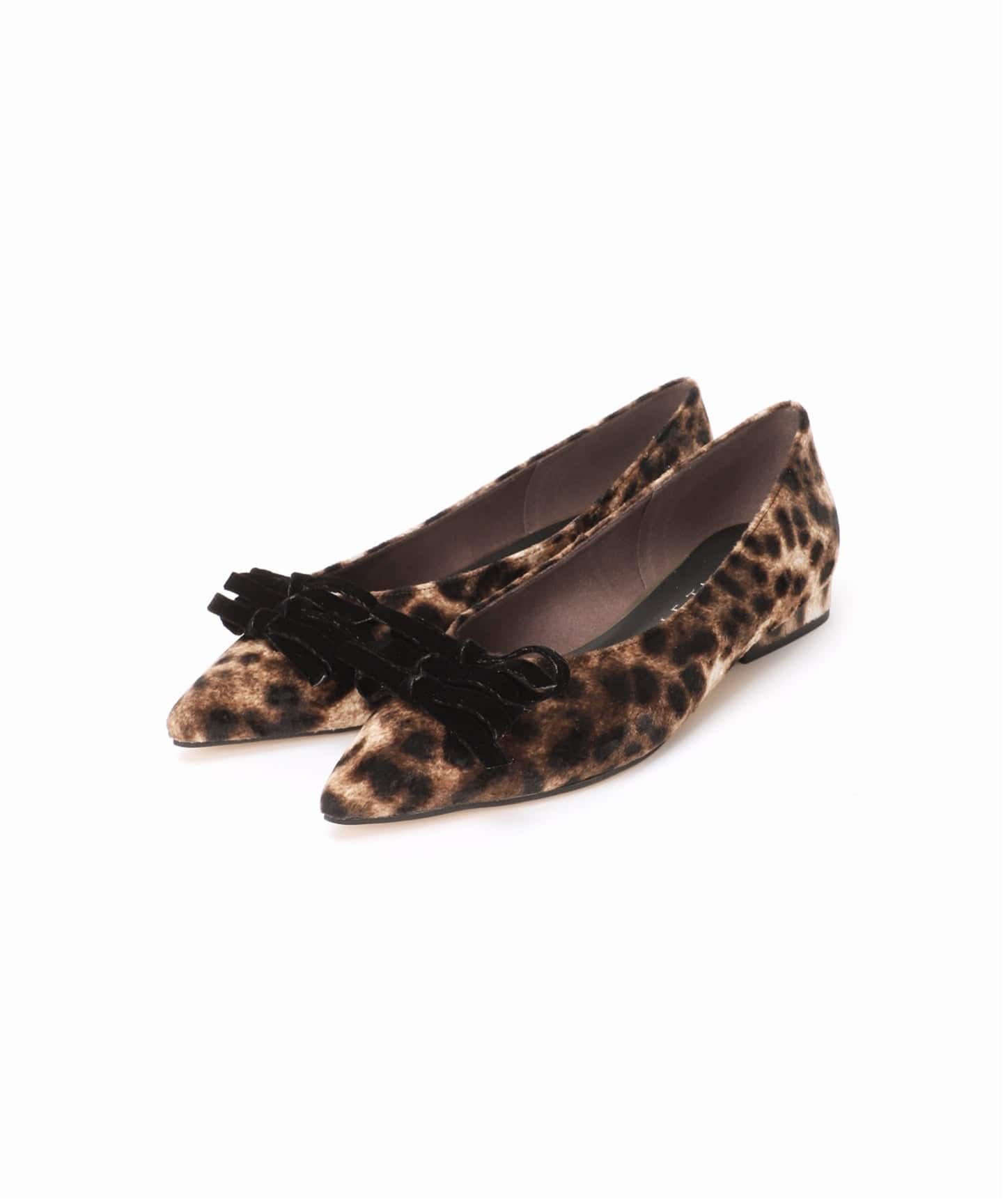 ポインテッドメニーリボンフラット（フラットシューズ）｜LE TALON（ル