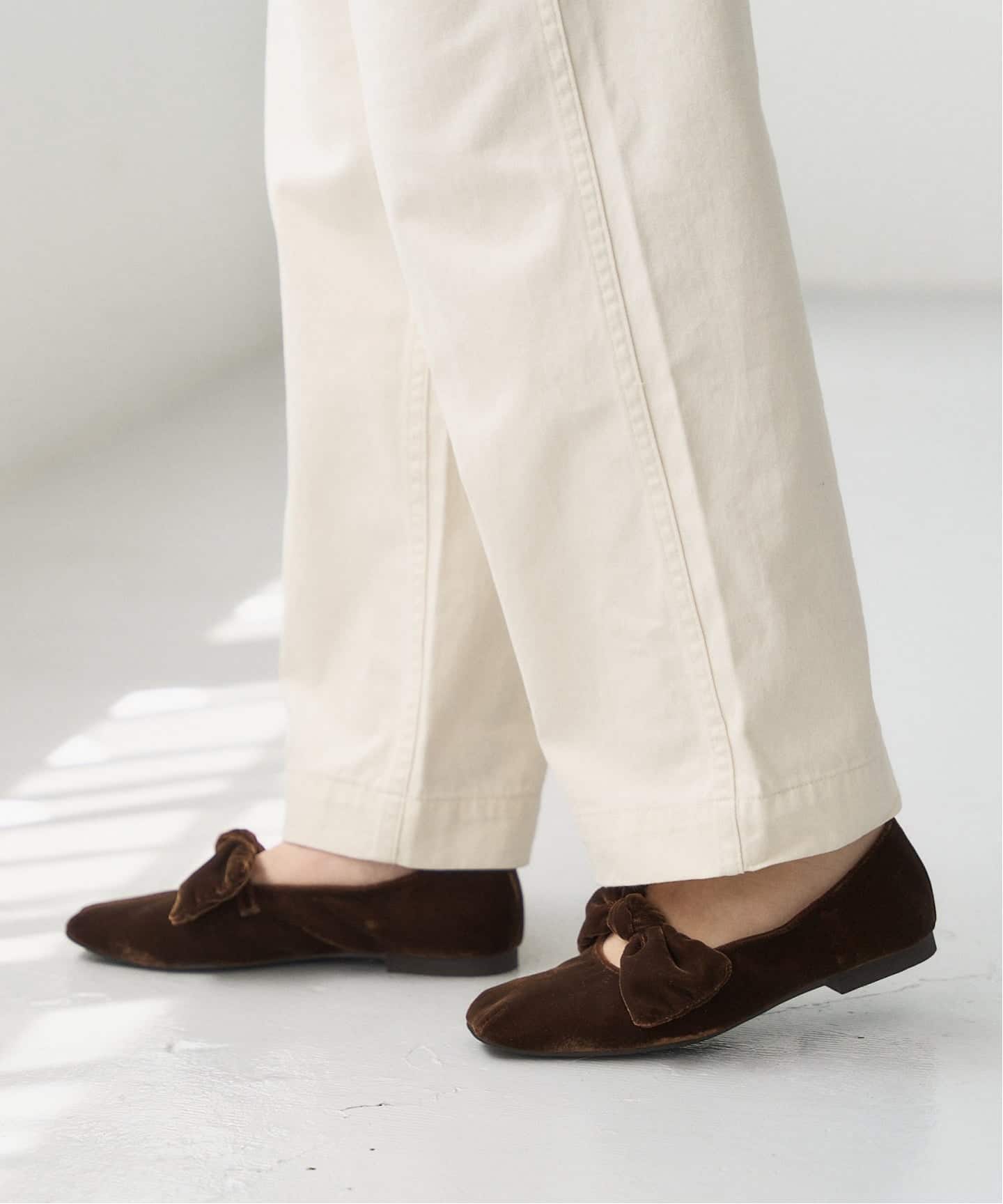 むぎ【新品未使用】LE TALON スクエアベルベットバレエ LE TALON｜《追加》フレンチスクエアバレエ | Rakuten Fashion