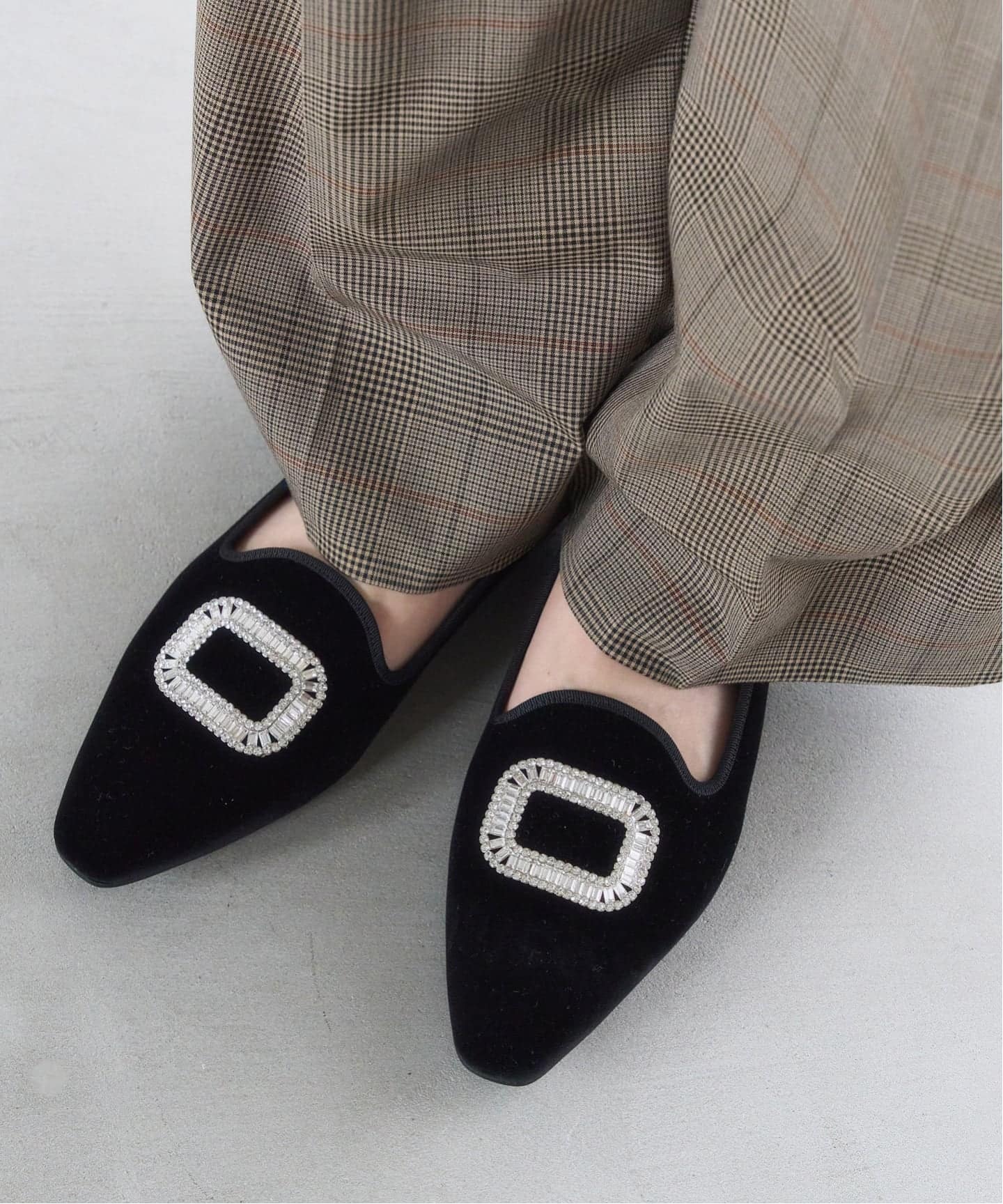 ビジューバックルオペラ（フラットシューズ）｜LE TALON（ル タロン