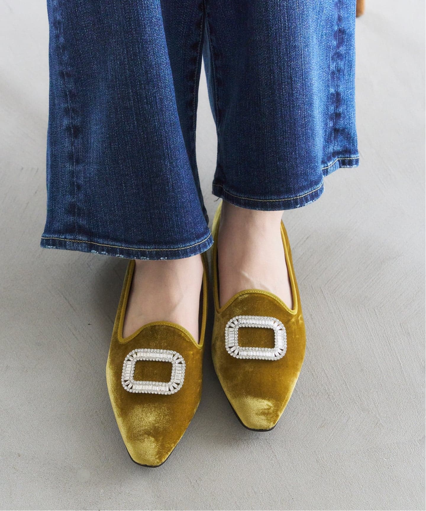 ビジューバックルオペラ（フラットシューズ）｜LE TALON（ル タロン