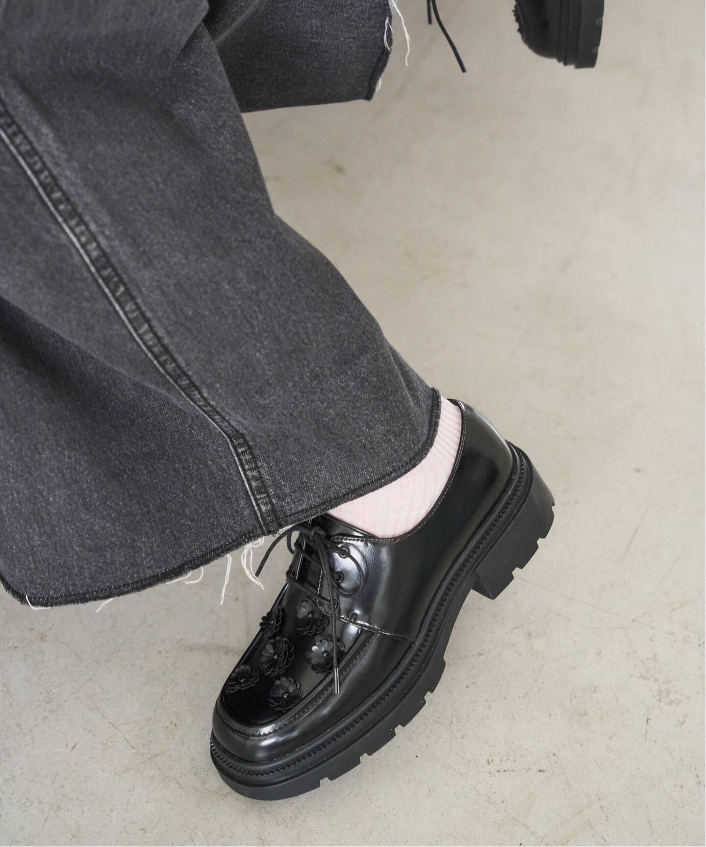 新品★Youn-a×LE TALONアツゾコフラワーレースアップ ルタロン M LE TALON｜アツゾコフラワーレースアップ | Rakuten Fashion(楽天