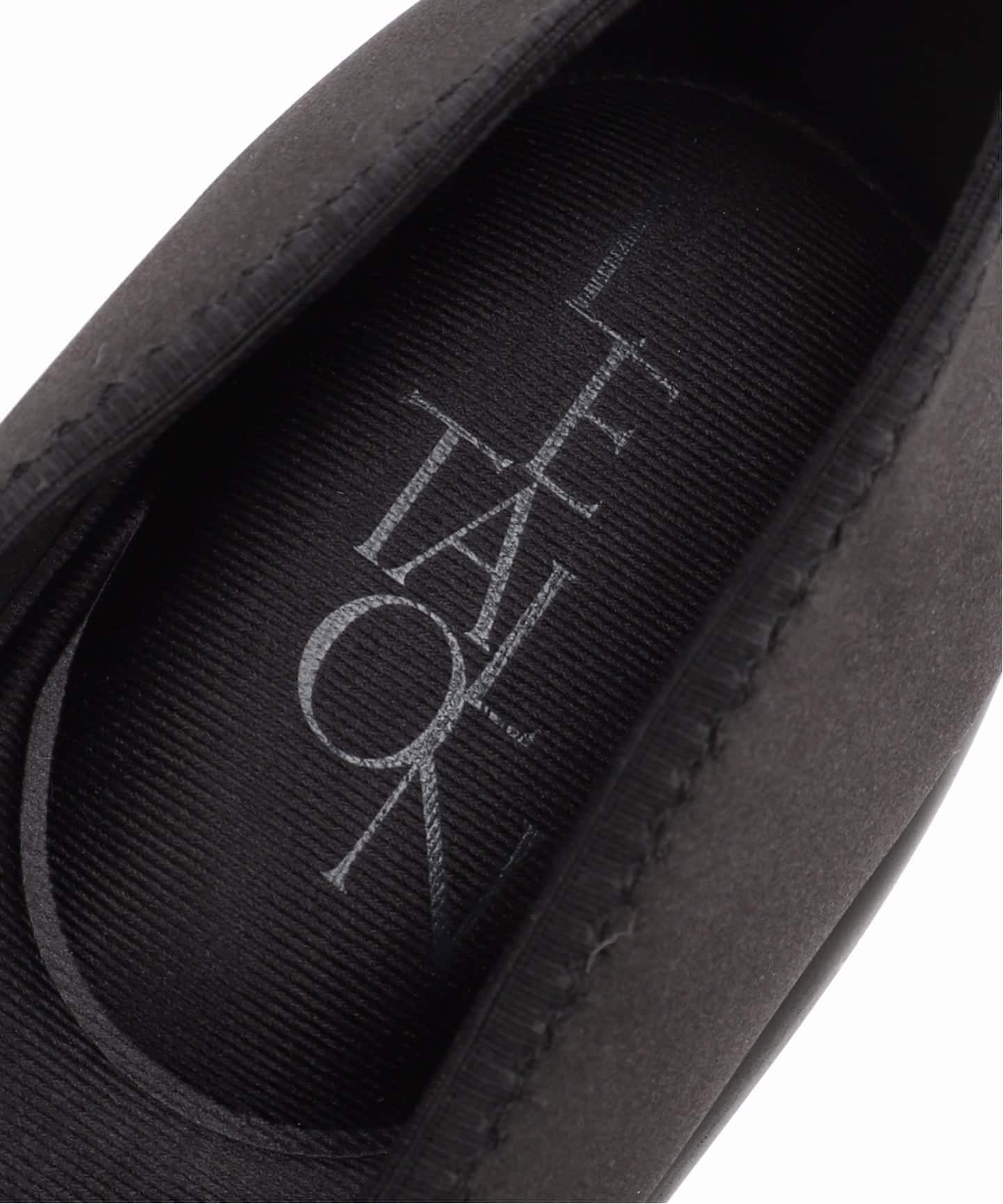 LE TALON ルタロン　ダブルリボンバレリーナ　ブラック　22cm 追加3》Lダブルリボンバレリーナ（スニーカー）｜LE TALON