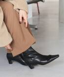 Youn-a×LE TALON 4.5cm2WAYリボンショートブーツ