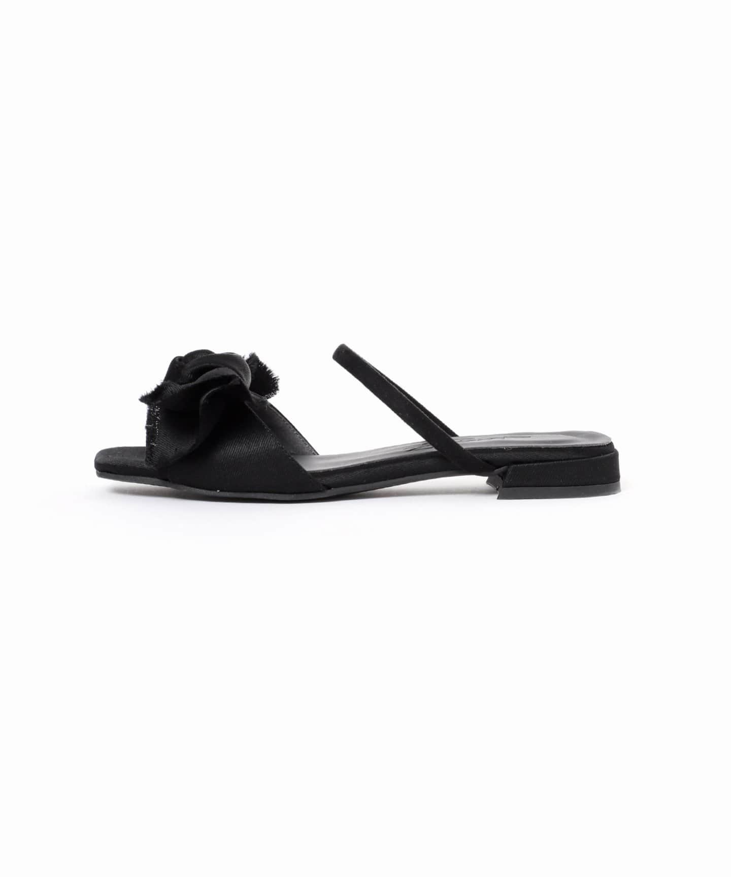 【期間限定7/27まで延長】完売品　LE TALON フリンジリボンサンダル LE TALON サンダル フリンジリボンサンダル レディース