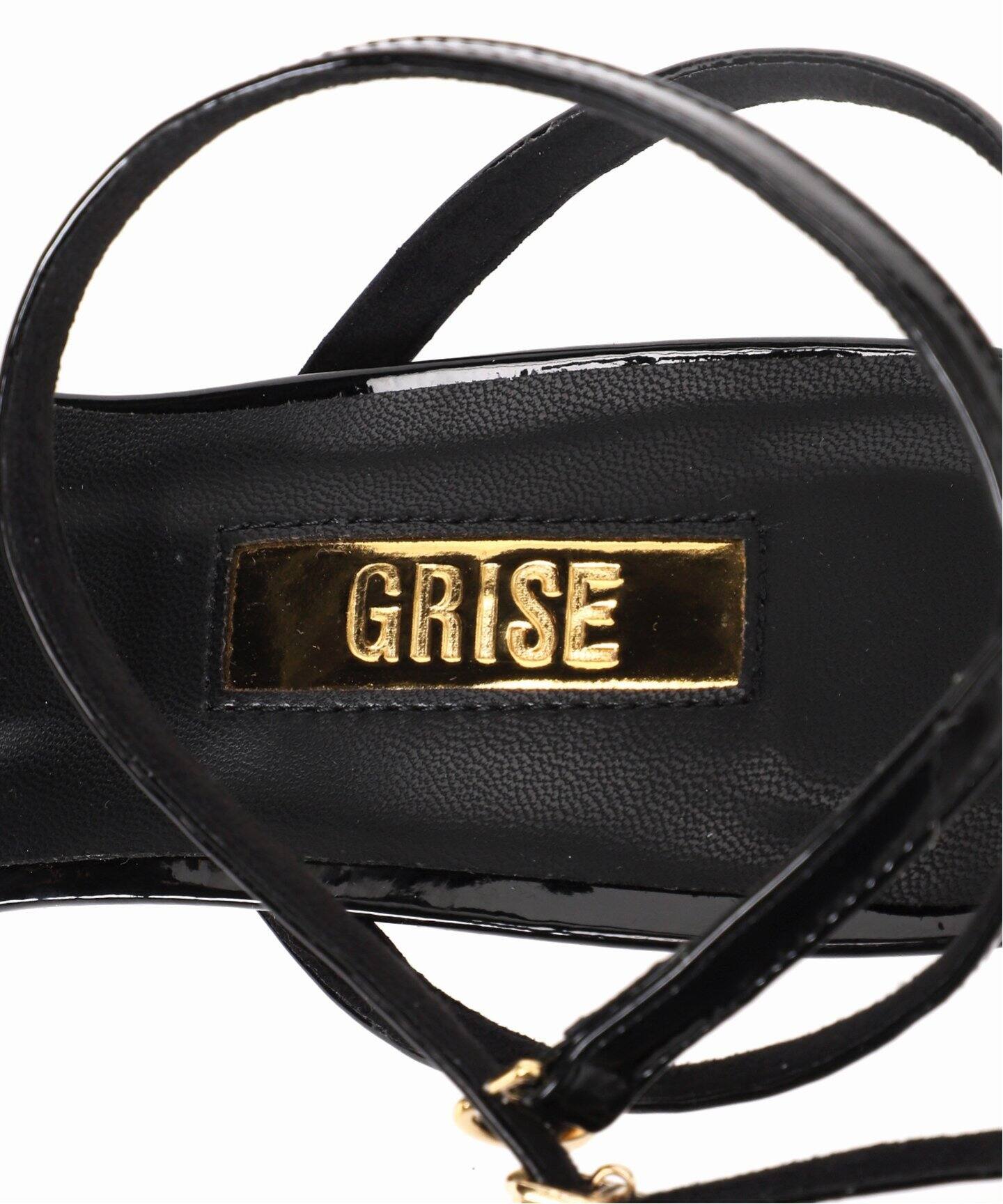 【詩人サンエイ】GRISEポインテッドコンビストラップスリングバック 詩人サンエイ様専用】GRISEポインテッドコンビストラップ