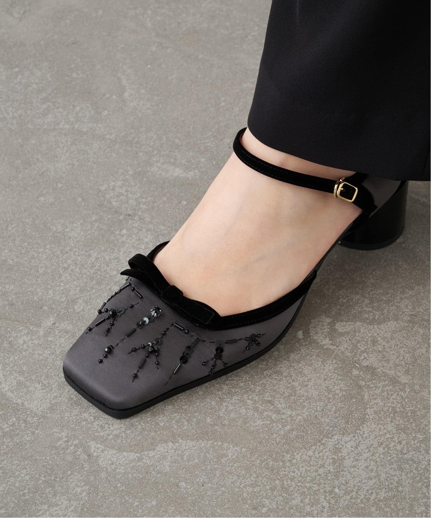 ECLIPSE\" エクリプス\" スクエア ディナー プレート　グレー ECLIPSE