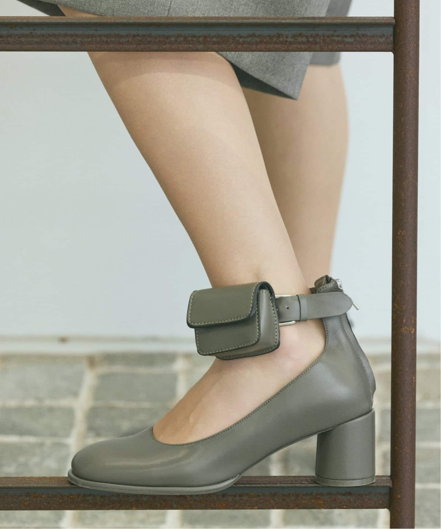 BOB MARY×GRISE 6cmポーチツキメリージェーン（パンプス）｜GRISE