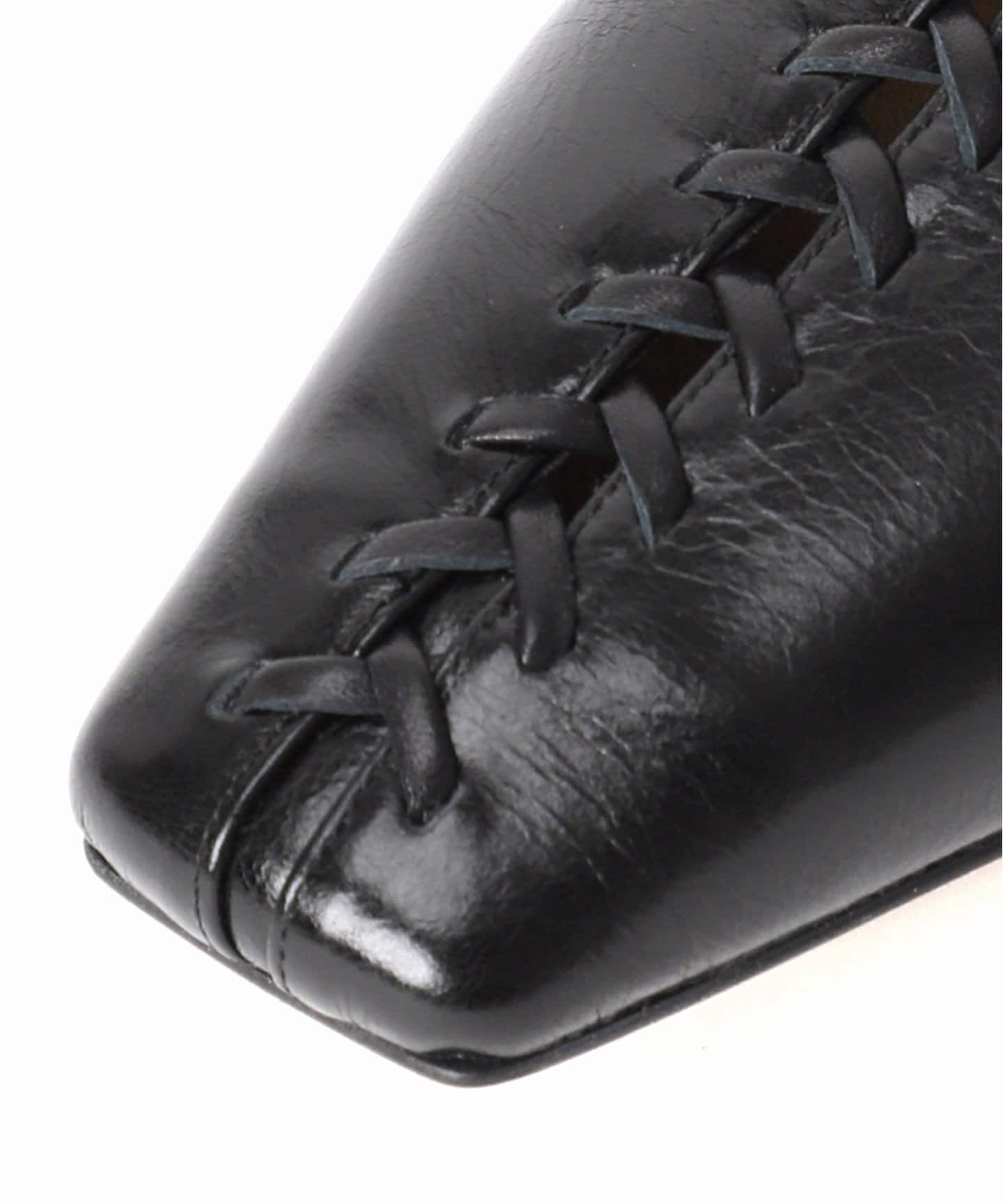 GRISE4cmレザーBRAIDEDパンプス（パンプス）｜LE TALON（ル