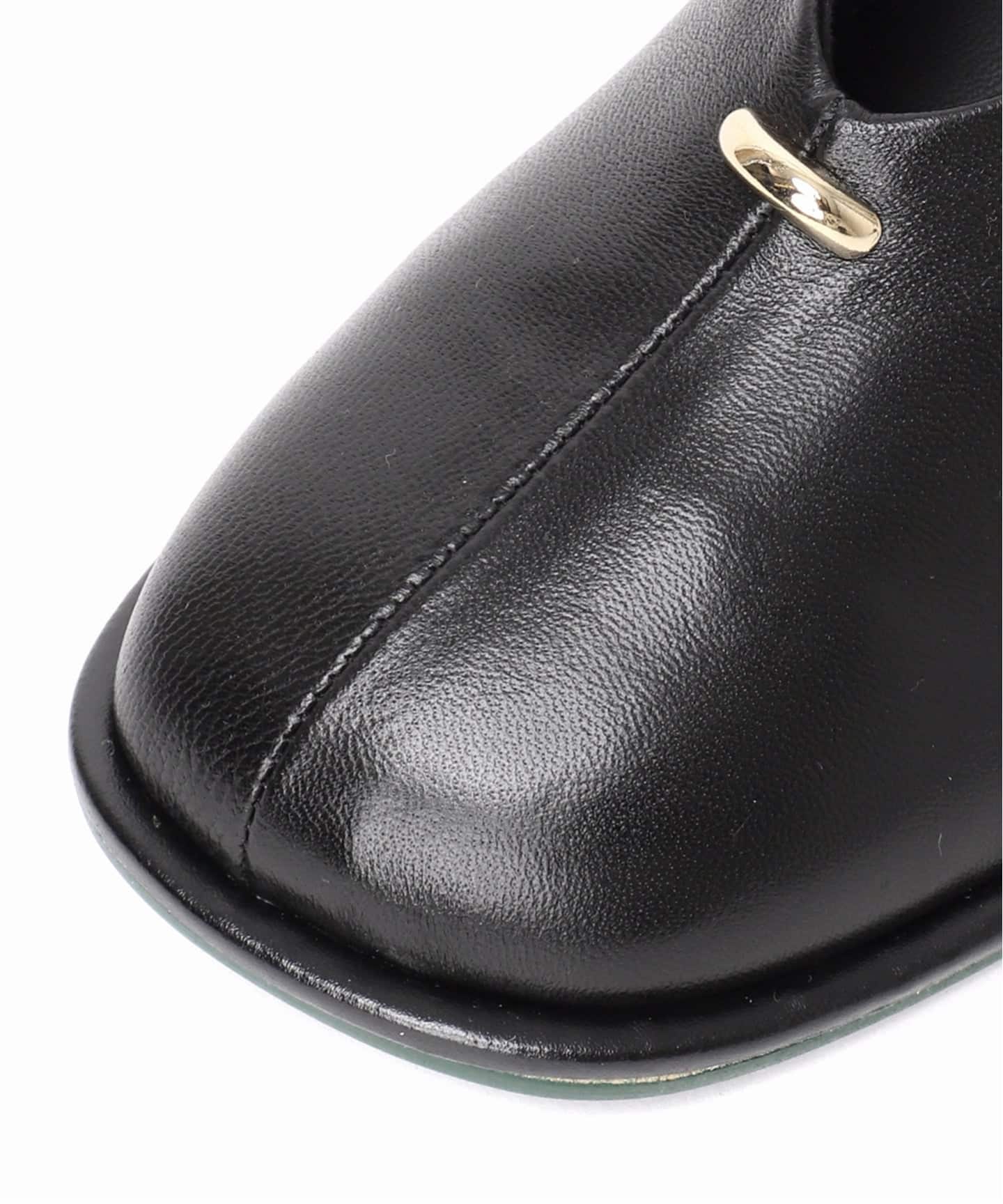 GRISE6cmレザーオブリークハイバンプパンプス（パンプス