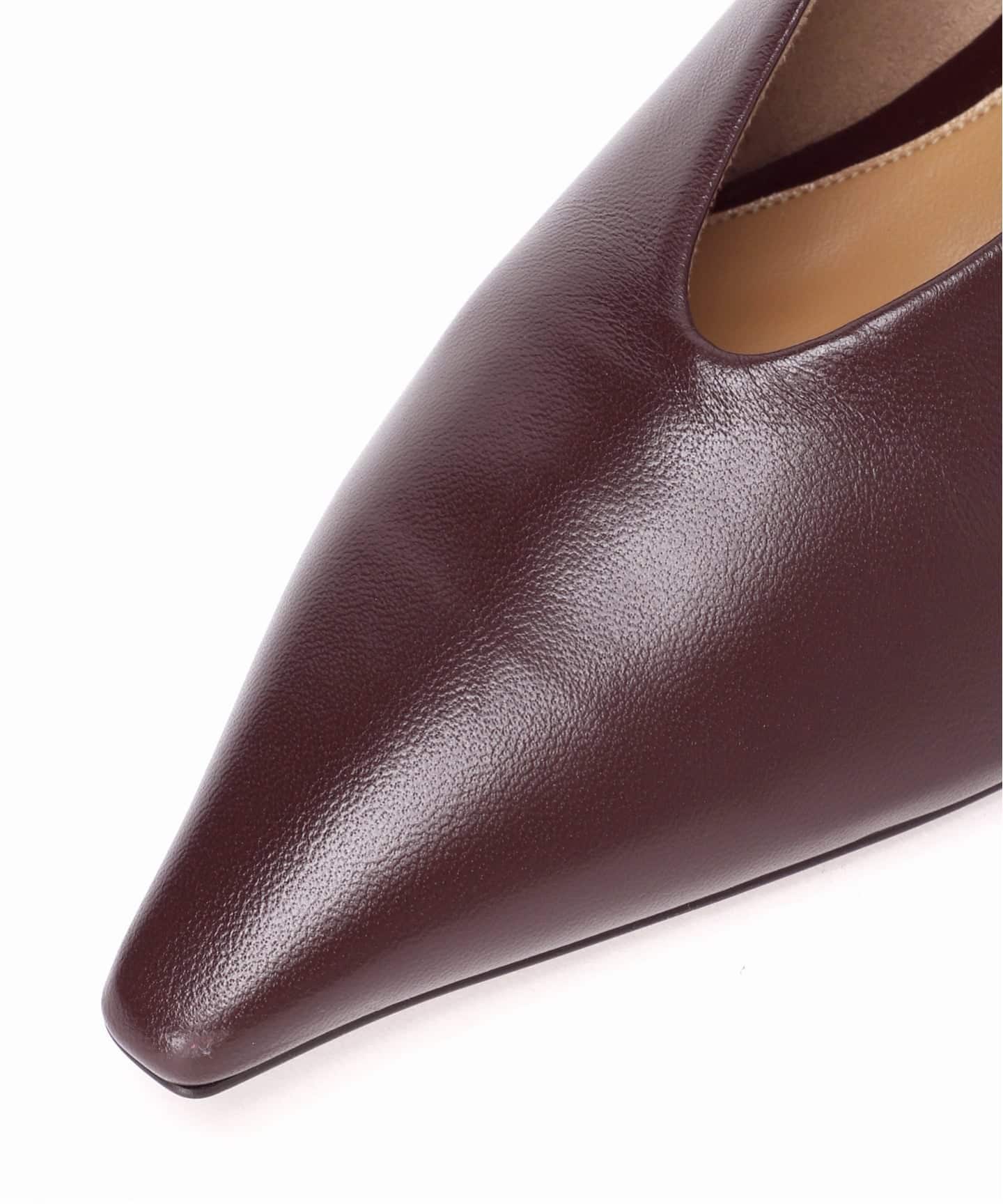 追加》GRISE5cmポインテッドレザーソフトウエッジパンプス（パンプス