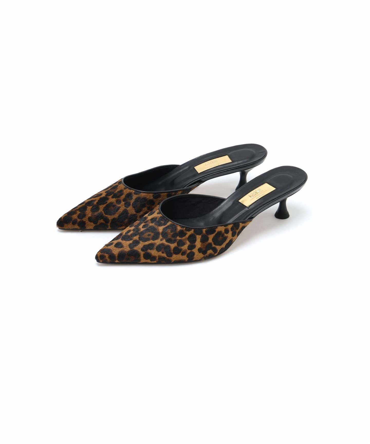 追加》GRISE4.5cmレザーポインテッドミュール（パンプス