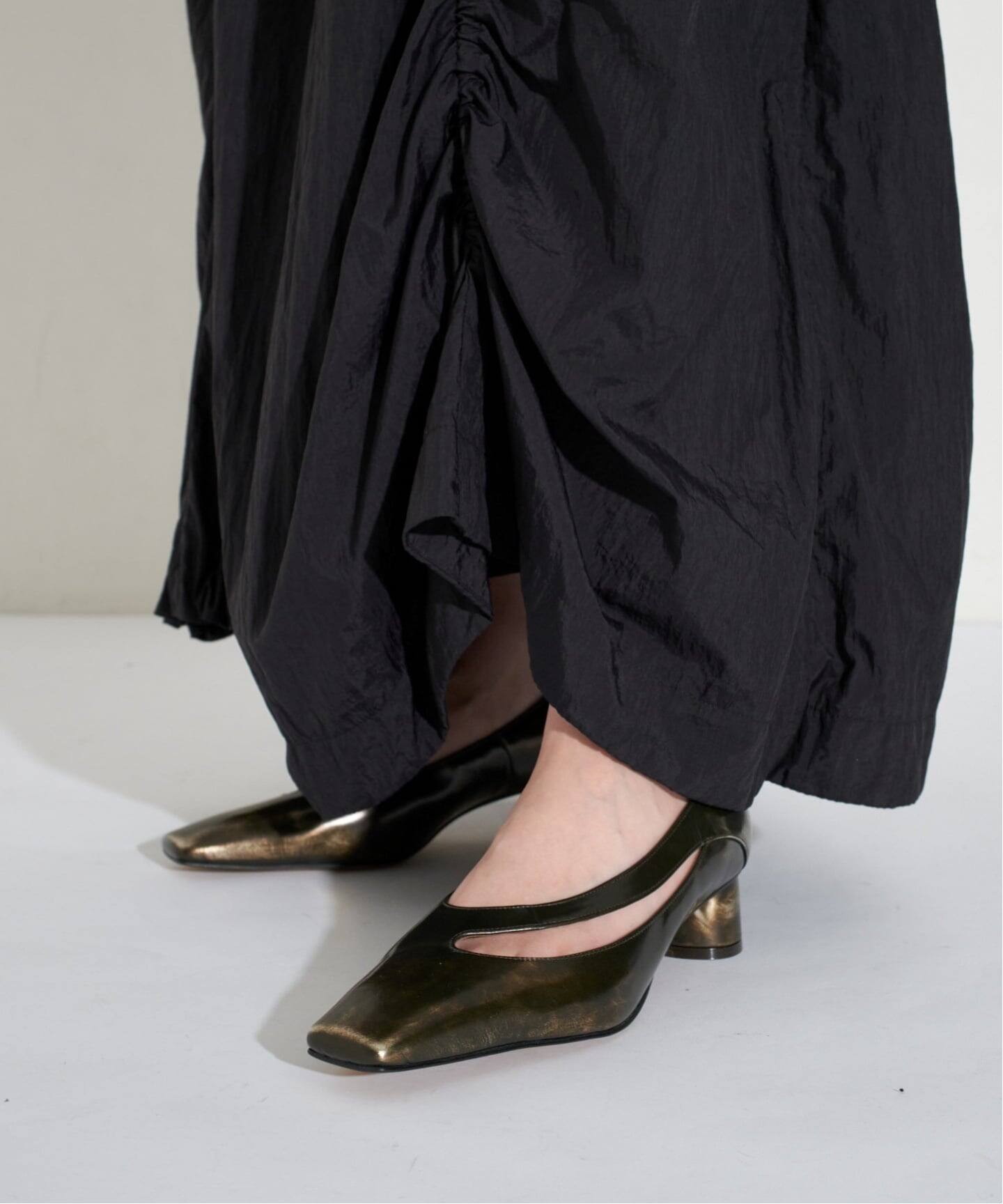 GRISEレザーARTYサイドカットパンプス GRISEレザーARTYサイドカットパンプス（パンプス）｜GRISE（グリーズ