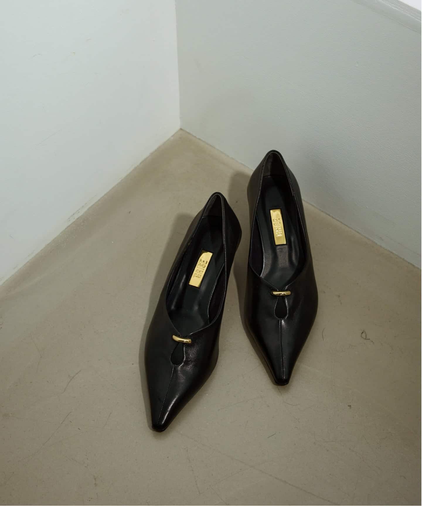 予約》GRISE5cmレザーカットアウトパンプス（パンプス）｜GRISE