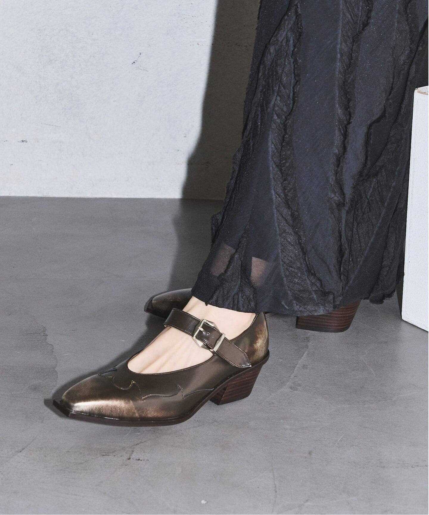 GRISE LEATHER WESTERN メリージェーン（パンプス）｜GRISE（グリーズ