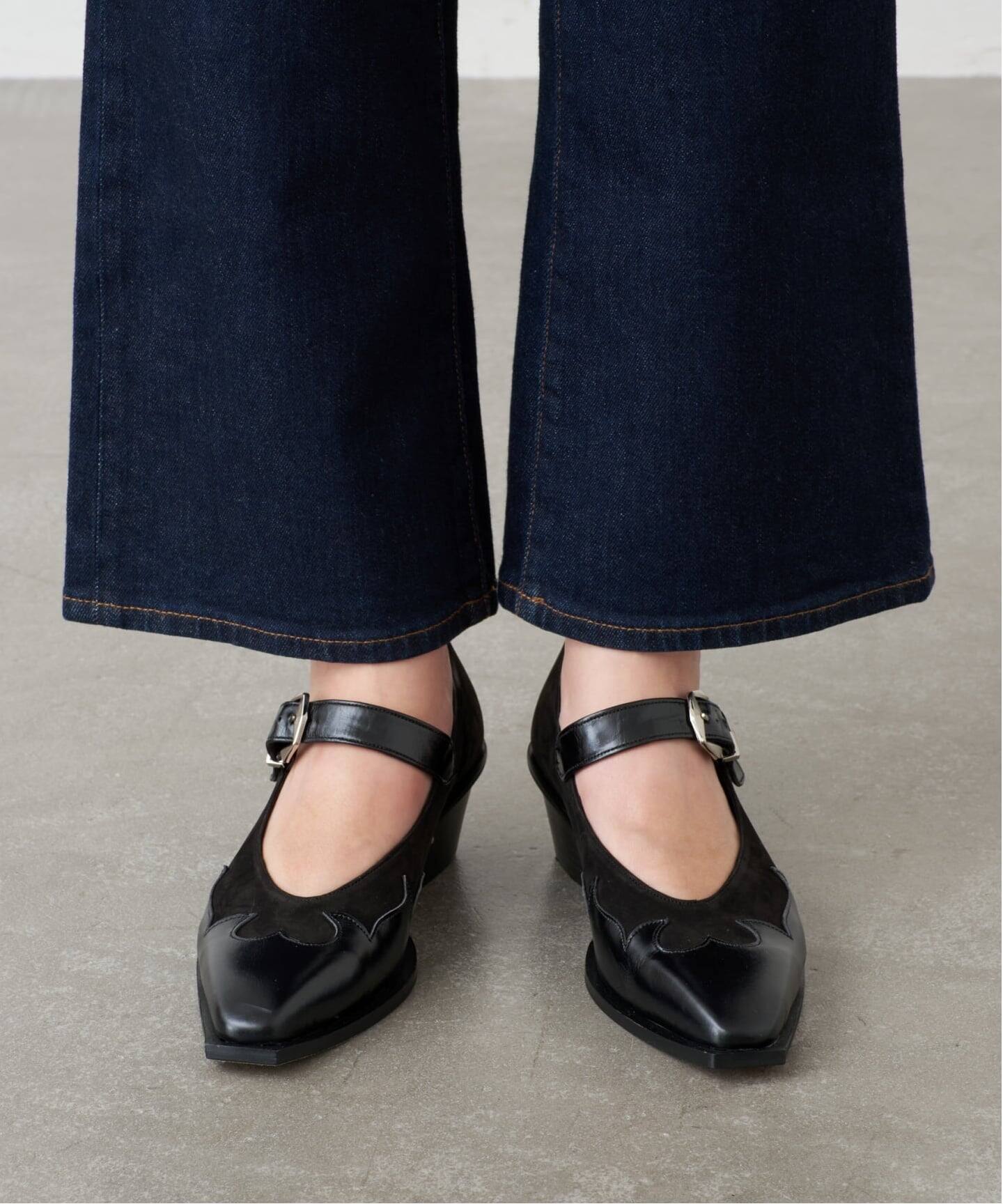 GRISE LEATHER WESTERN メリージェーン（パンプス）｜GRISE（グリーズ