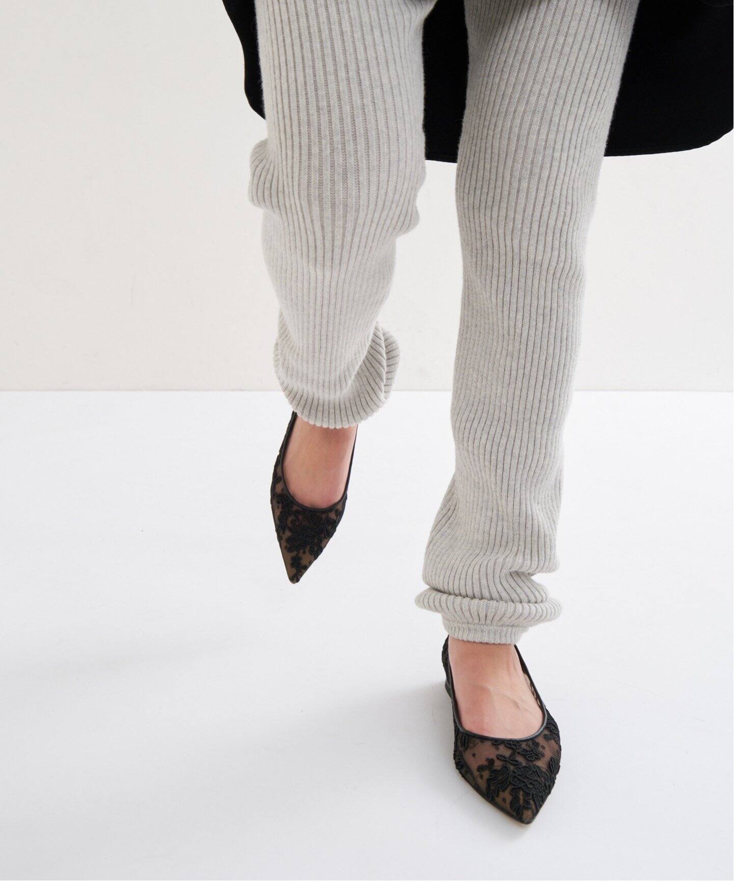 追加予約》GRISEポインテッドチュールフラット（フラットシューズ  