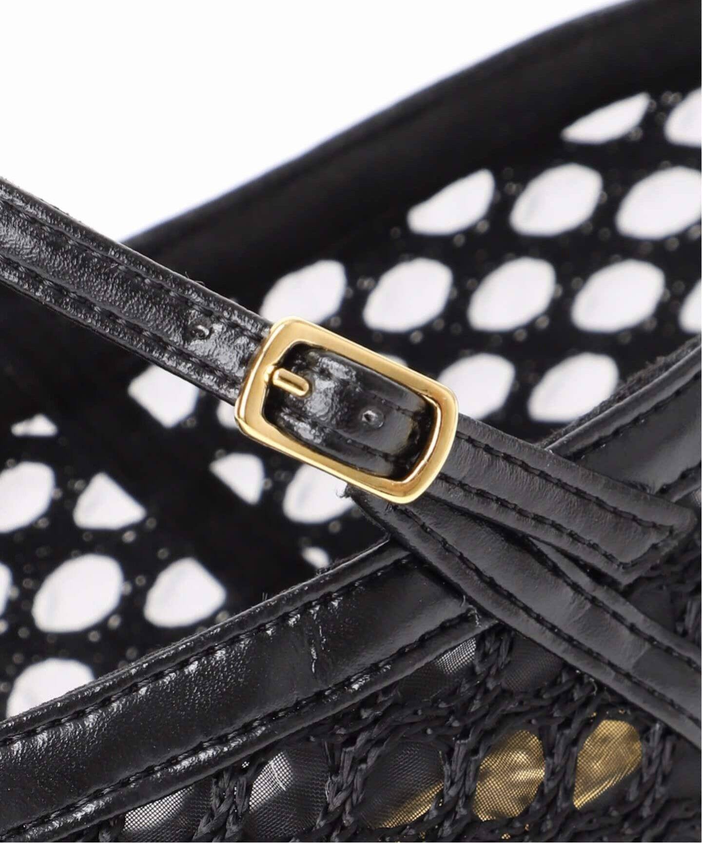 追加2》GRISEビッグメッシュメリージェーン（フラットシューズ