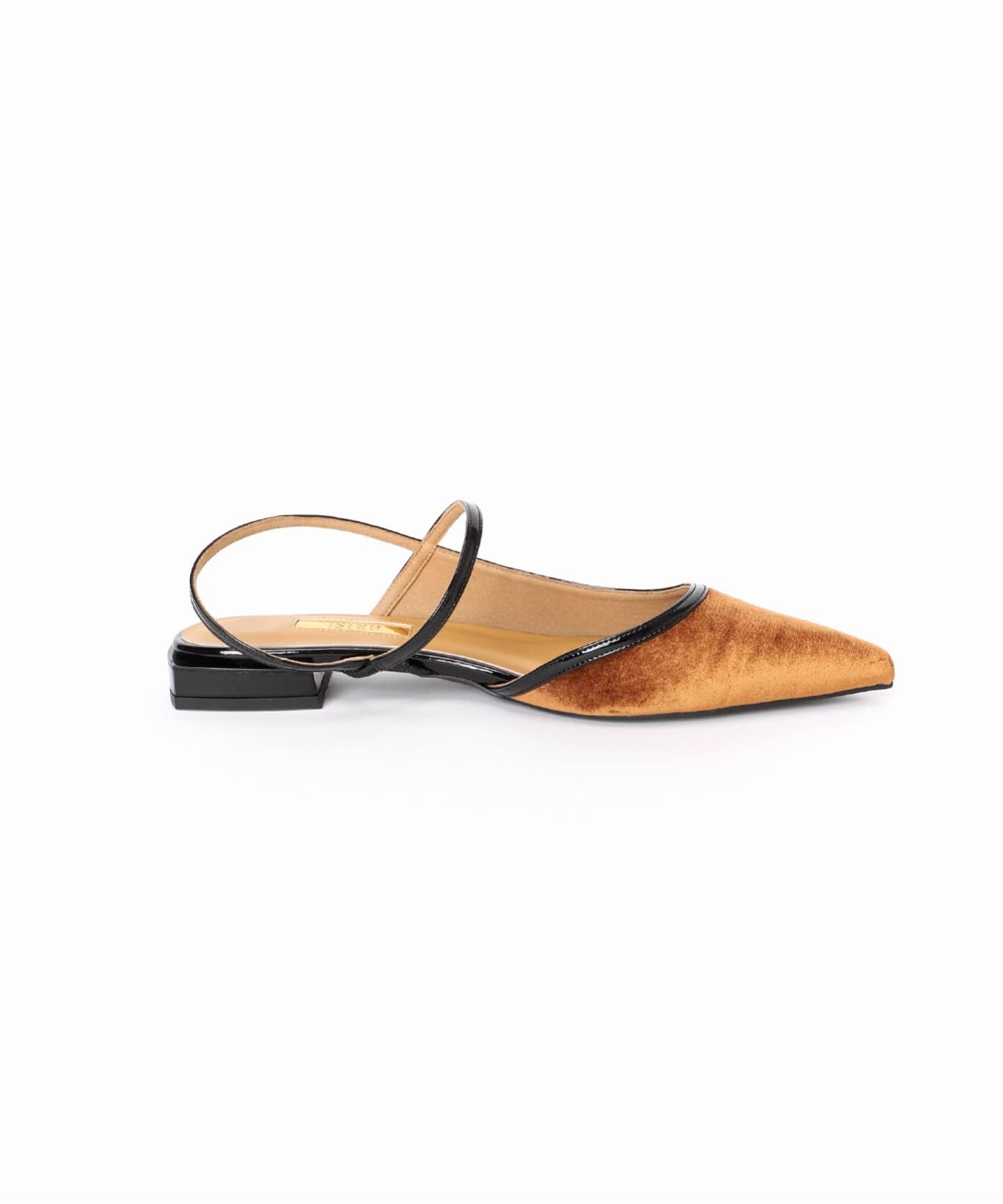 【美品】　GRISEポインテッドストラップスリングバック　22㎝ ミュール GRISEポインテッドコンビストラップスリングバック（その他