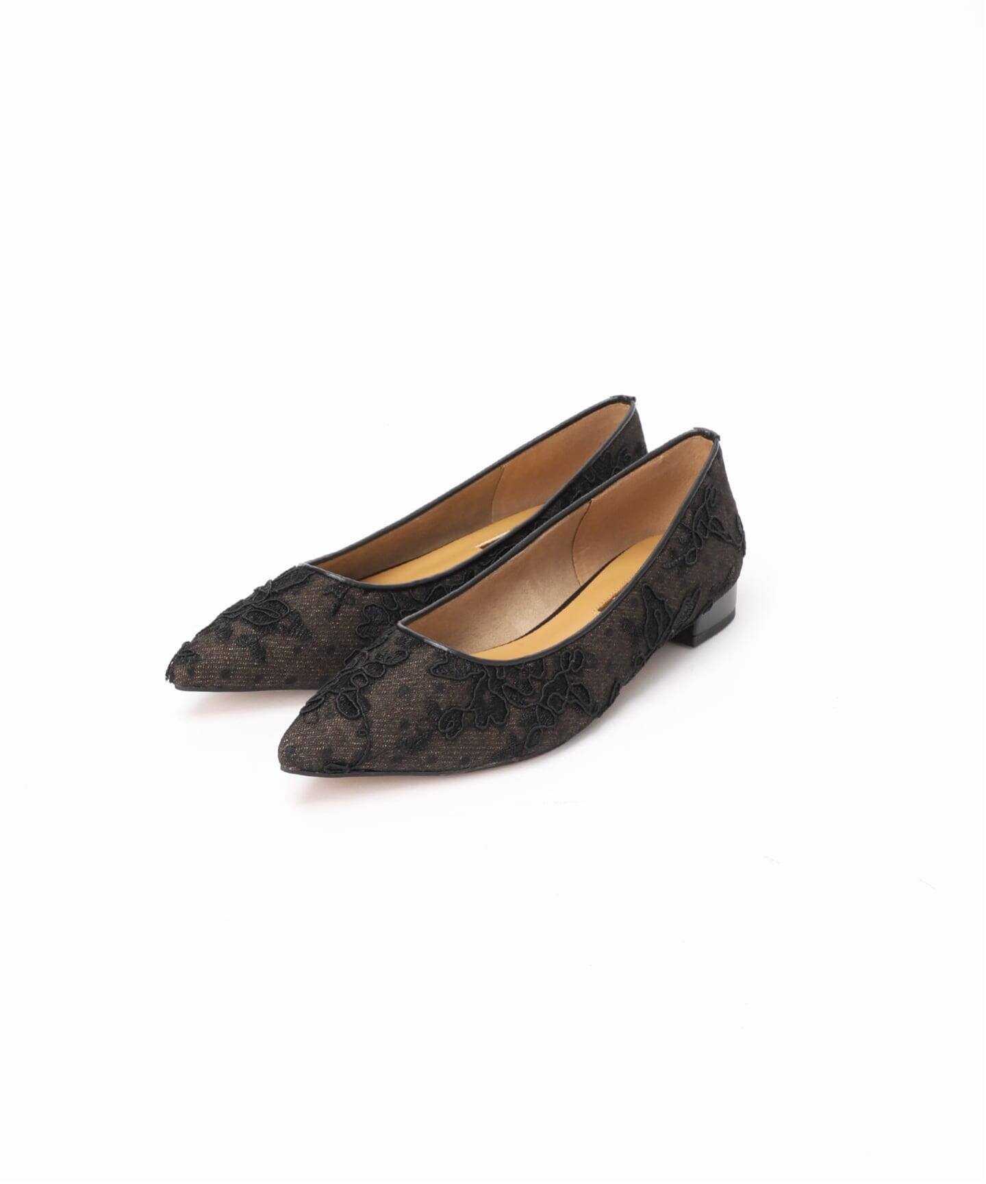 NEBULONIE レース ポインテッドトゥ フラットシューズ FLATS – nebulonie