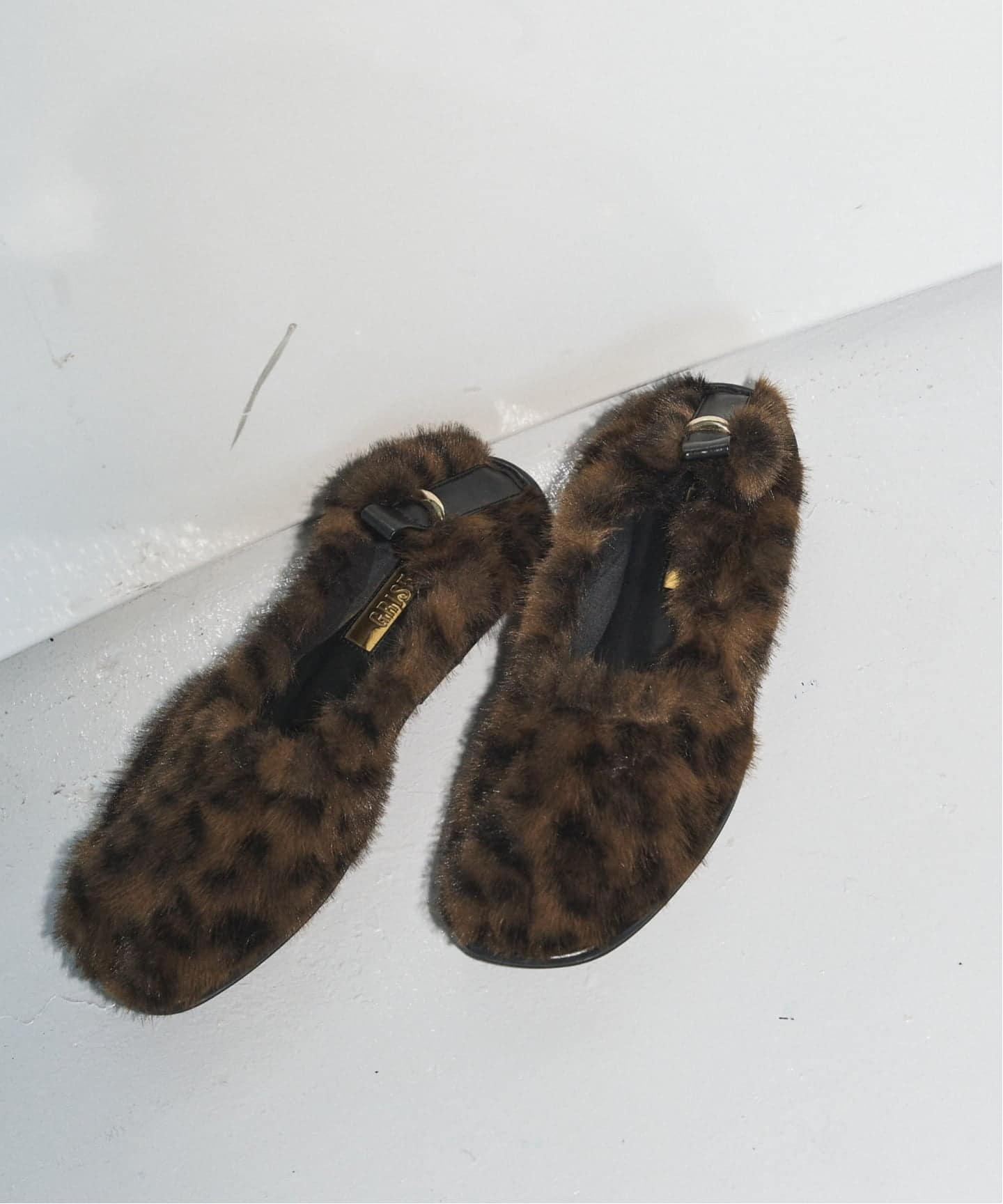 追加》GRISEファーギャザーバレリーナ（バレエシューズ）｜GRISE