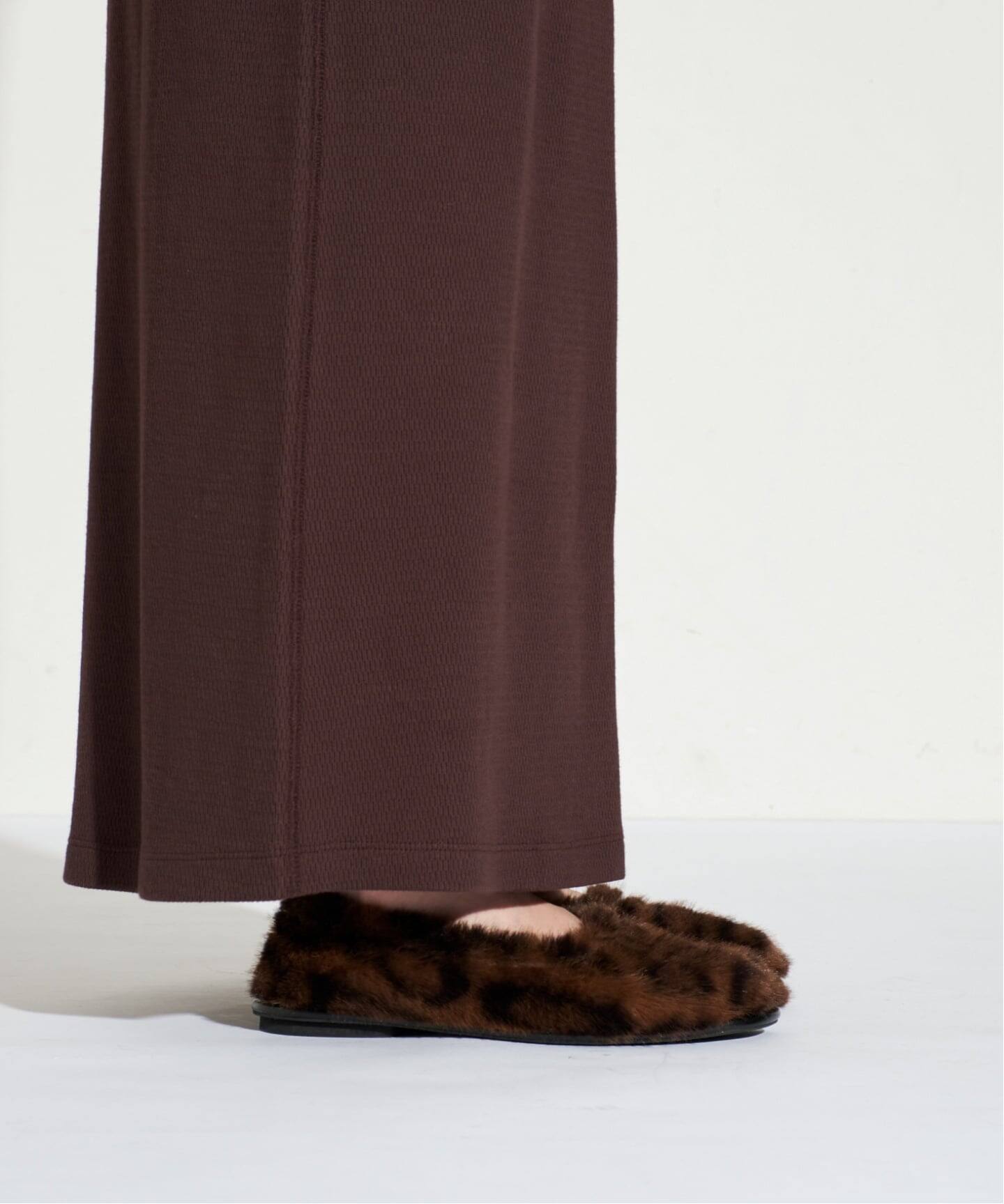 最終値下げ❗️SY ファー バレエシューズ ダークブラウン 最終値下げ❗️SY ファー バレエシューズ ダークブラウン 最終