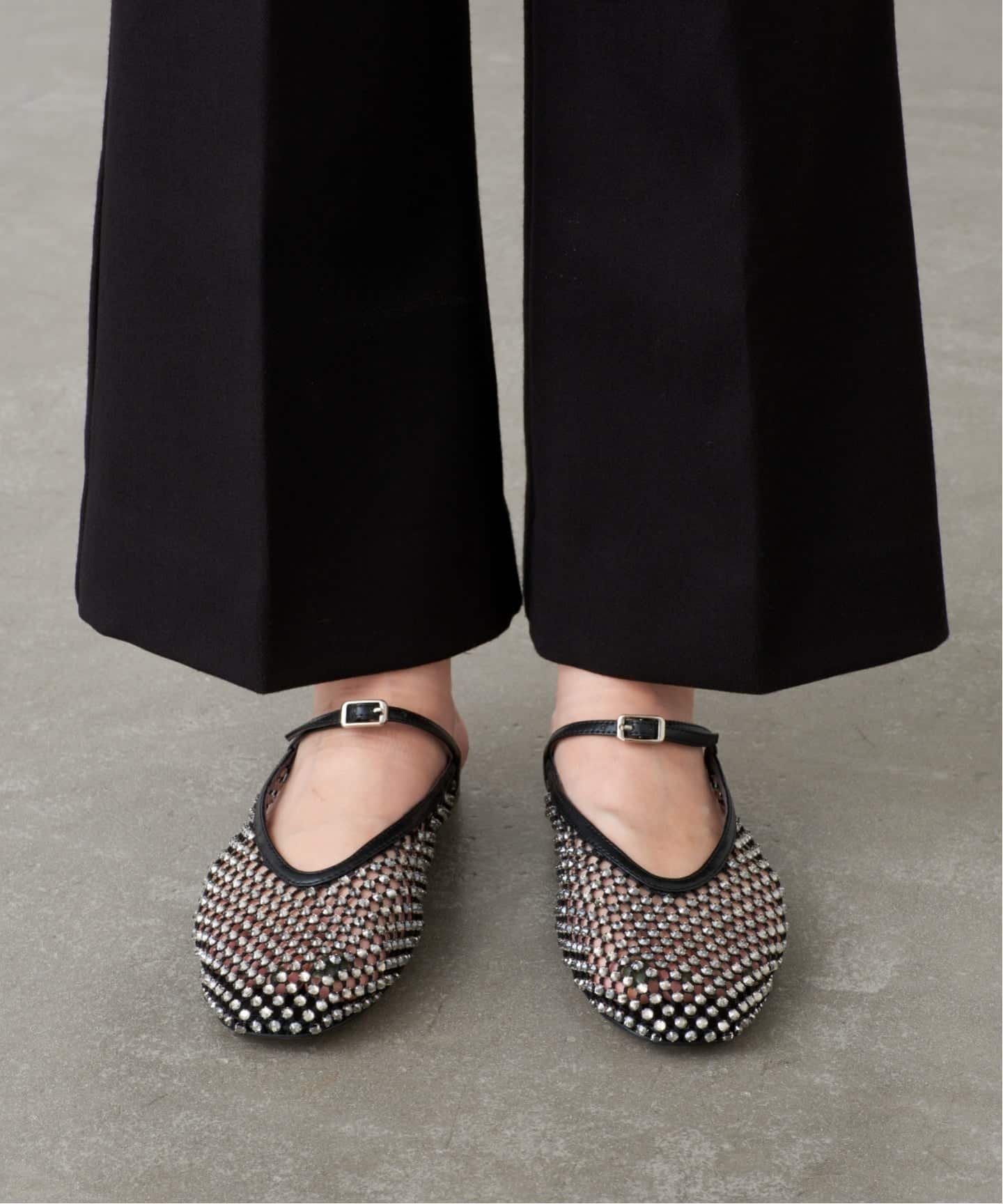 GRISEビジューネットミュール（フラットシューズ）｜GRISE（グリーズ