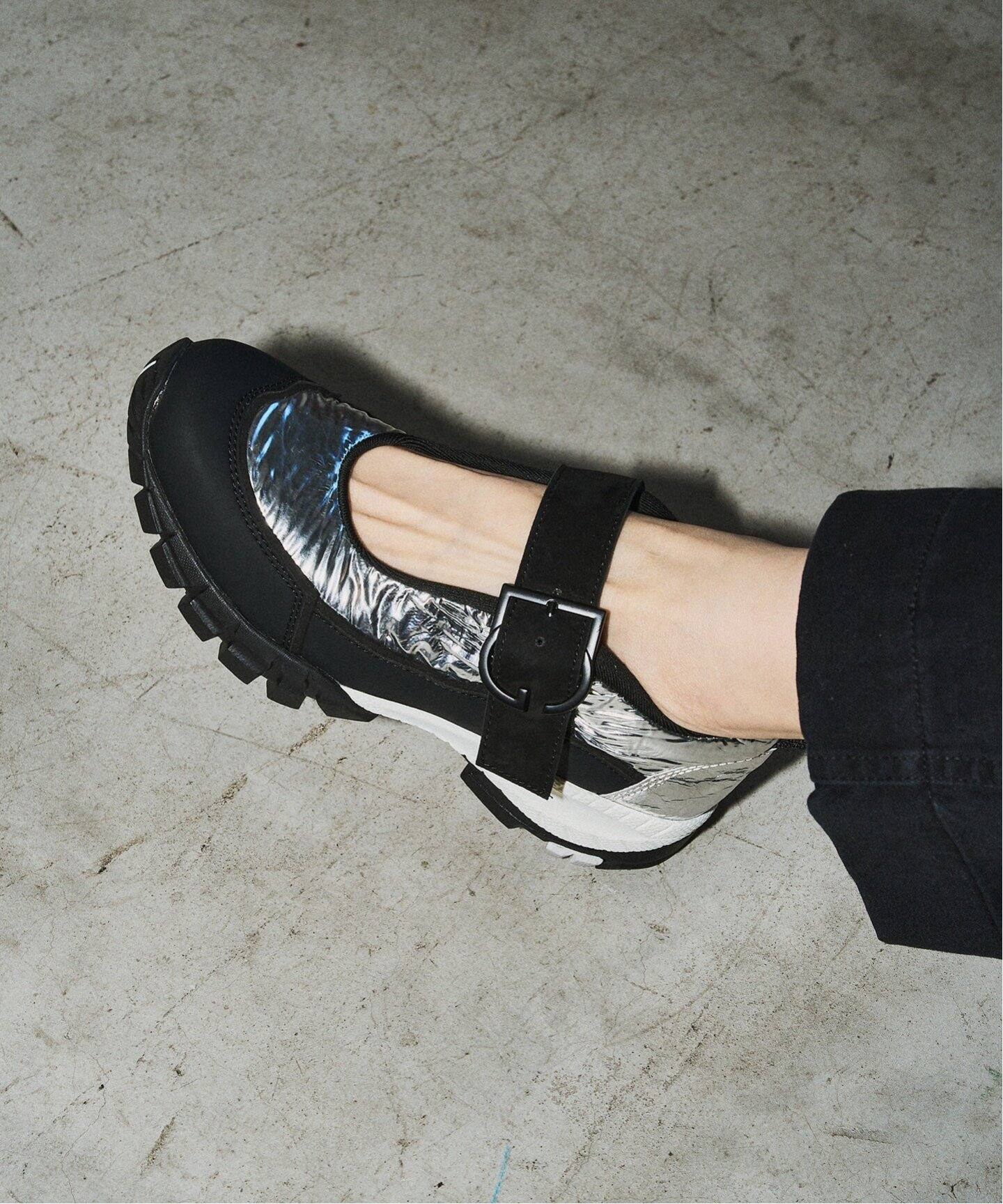 GRISE VIBRAM メリージェーンスニーカー（スニーカー）｜LE TALON（ル 