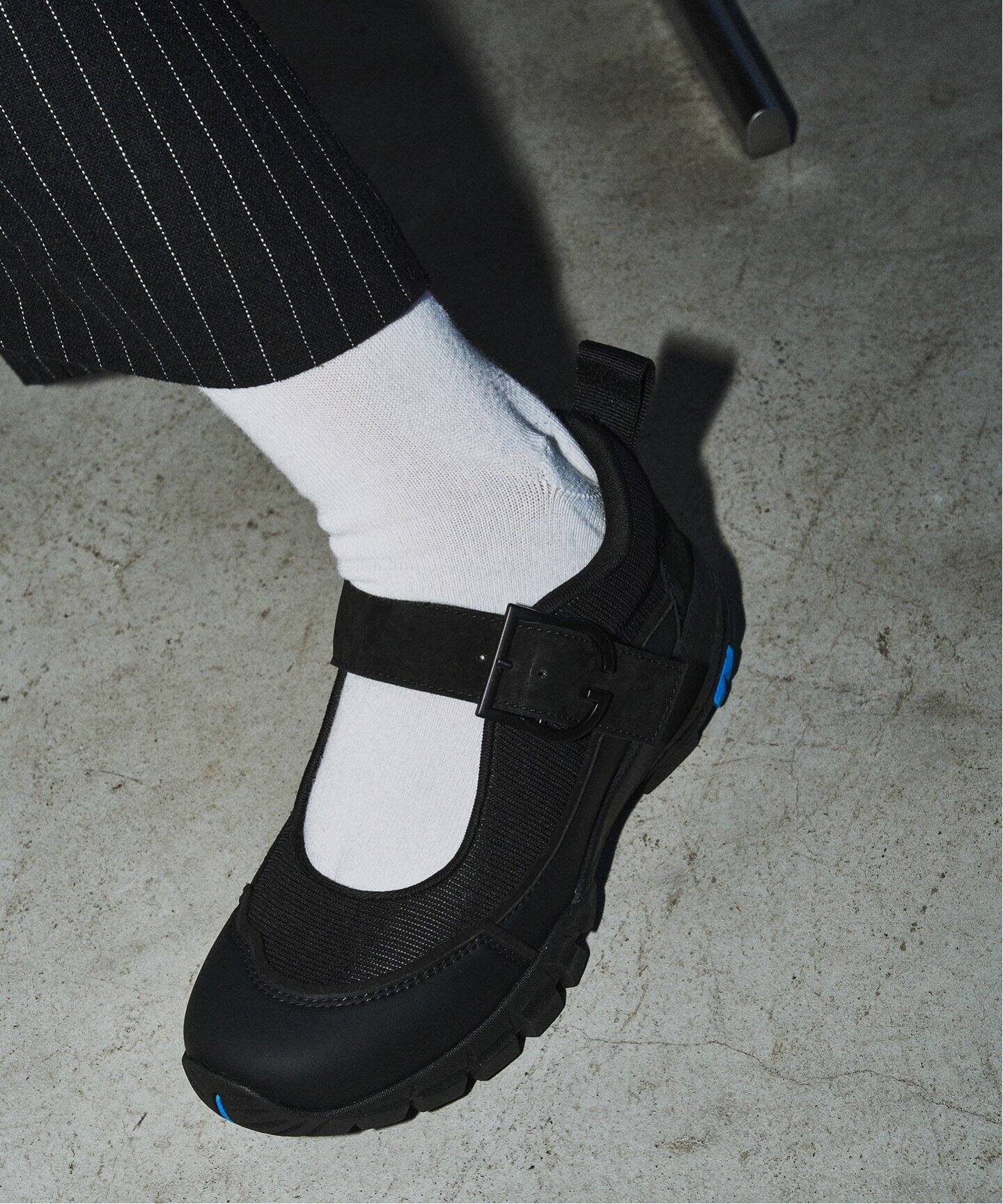 GRISE VIBRAM メリージェーンスニーカー（スニーカー）｜LE TALON（ル 