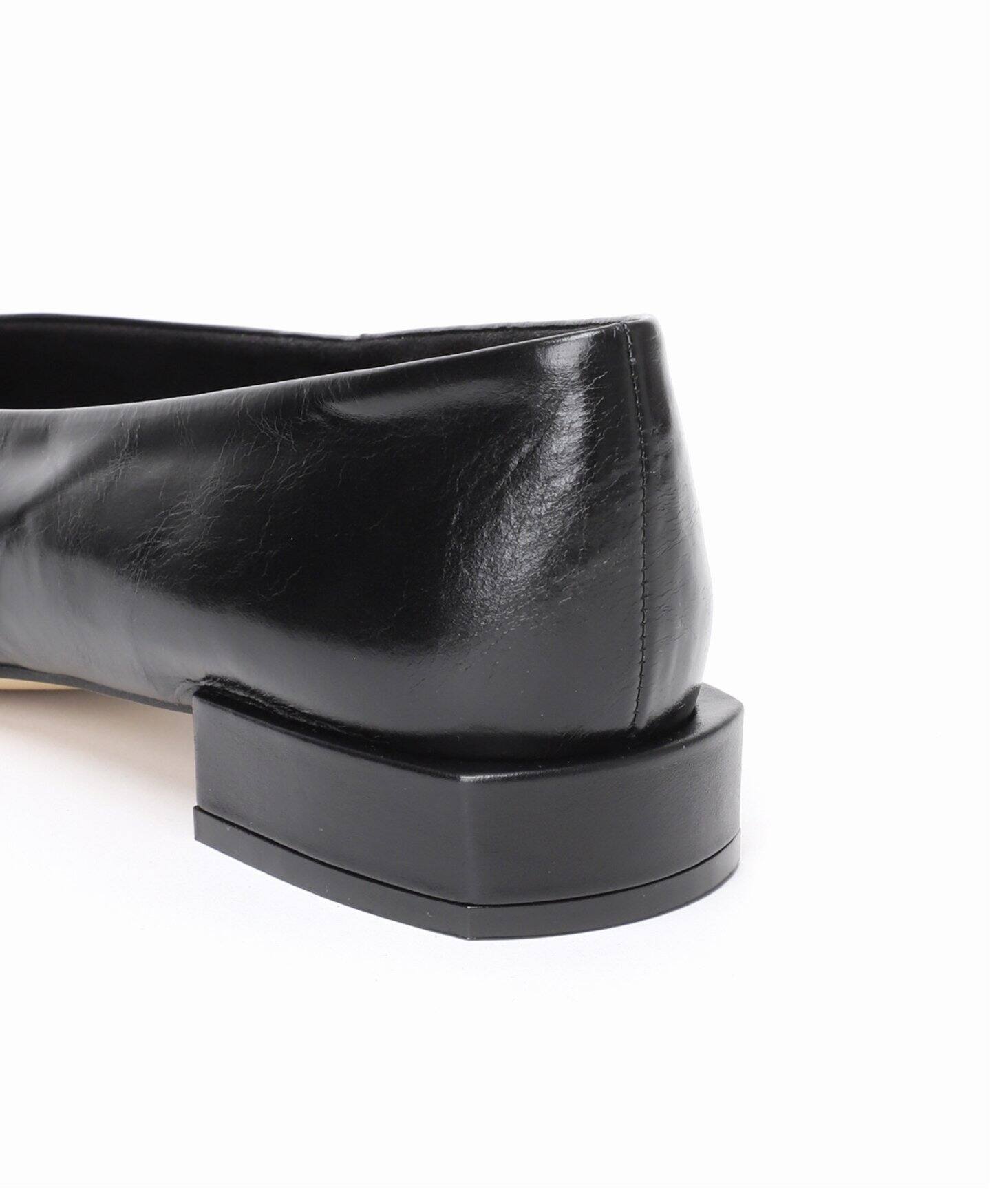 GRISEレザーARTYオーナメントフラット（フラットシューズ）｜GRISE