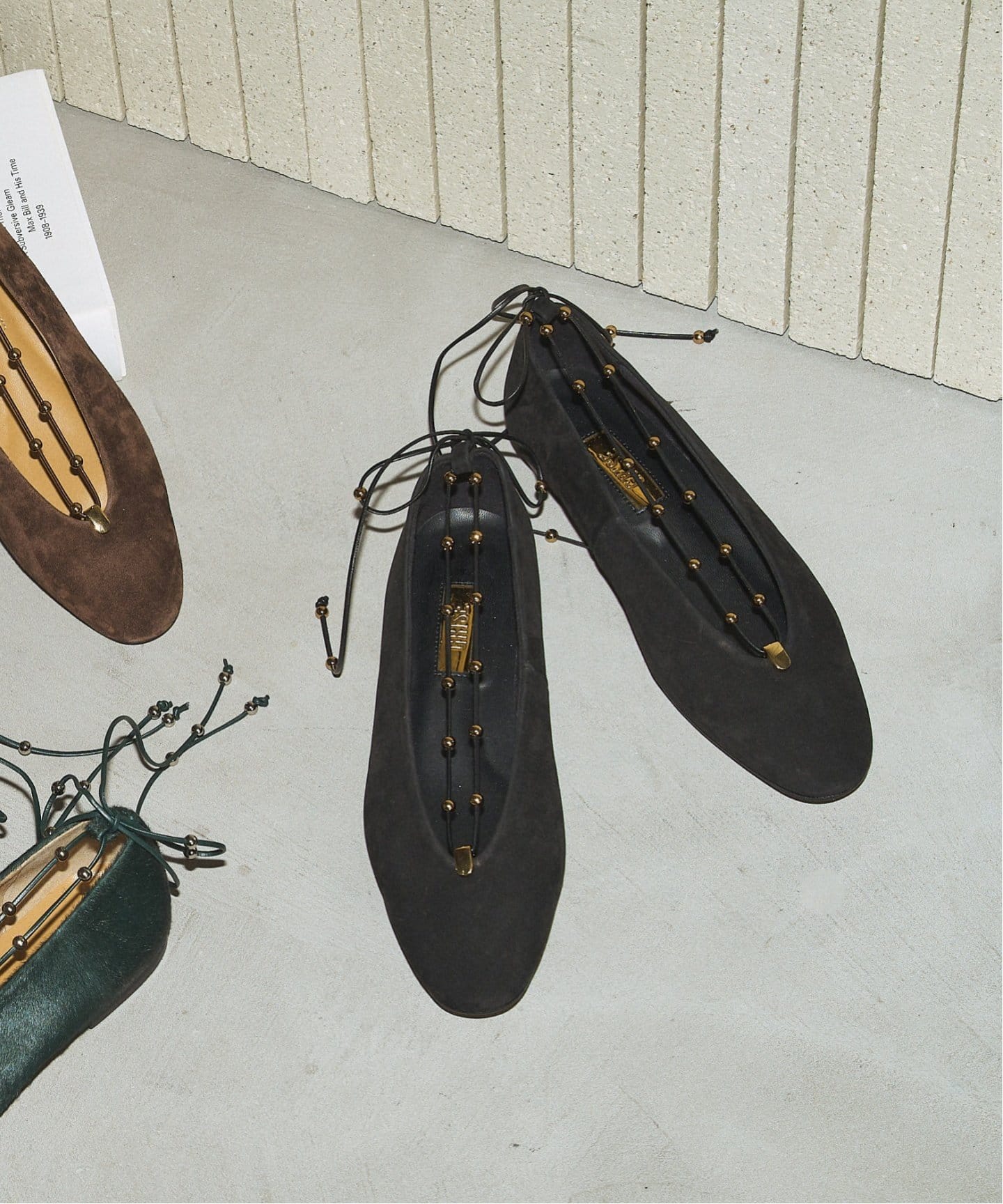 バレエシューズ 未使用 ビジューバレリーナ