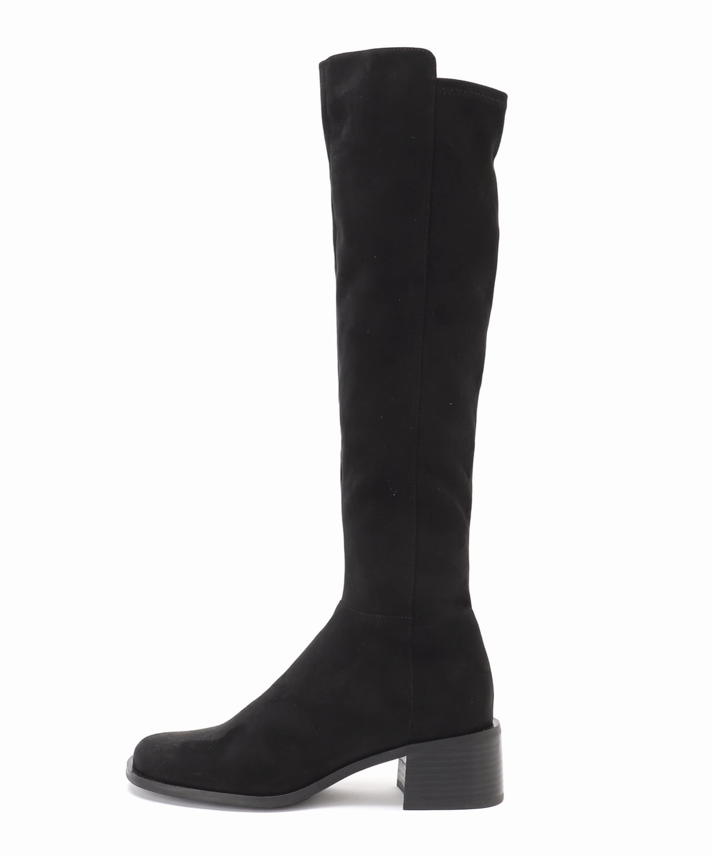 追加》GRISE4.5cmラウンドソフトフィットニーハイ（ロングブーツ