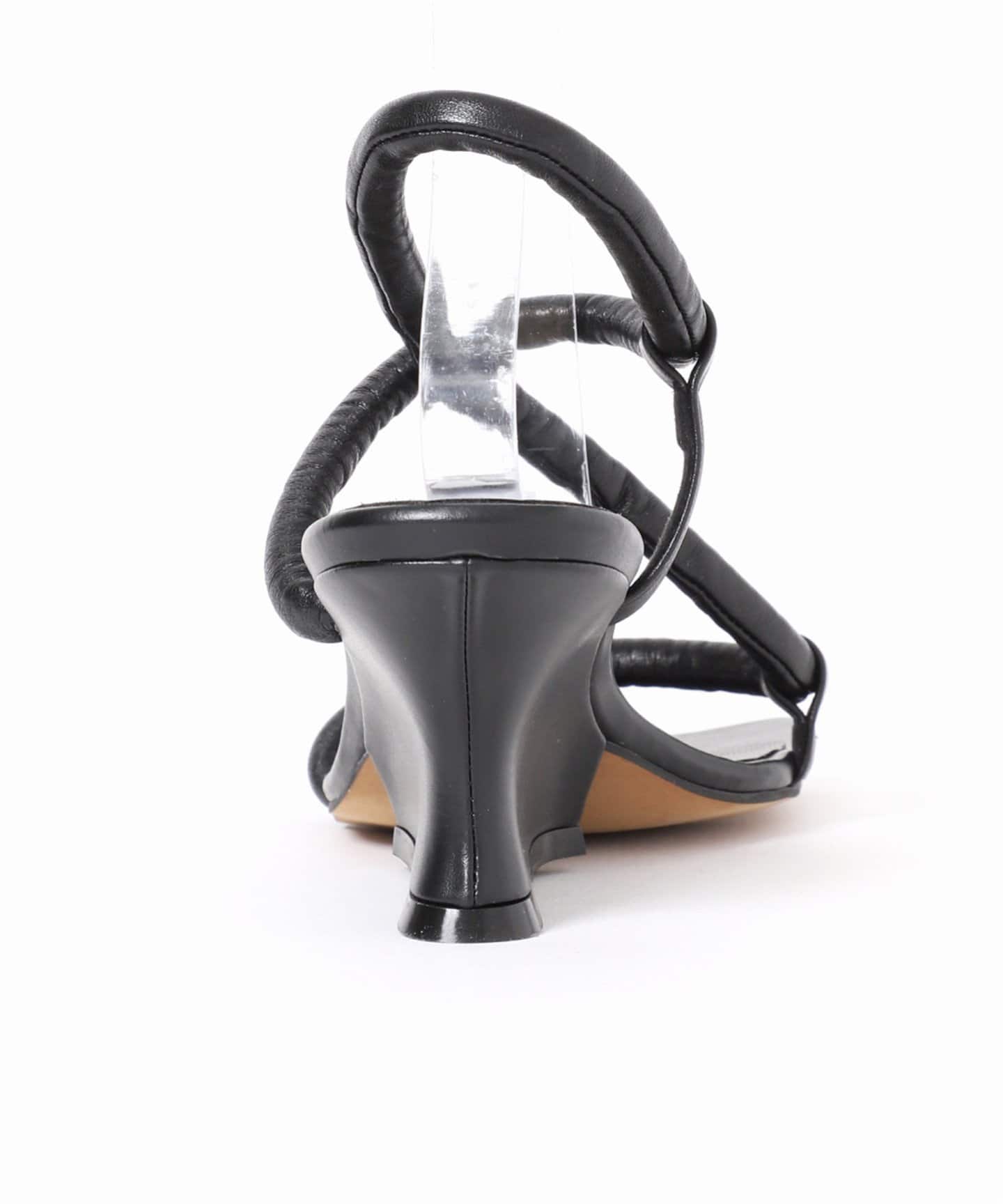 GRISEレザーチューブストラップウエッジサンダル（サンダル