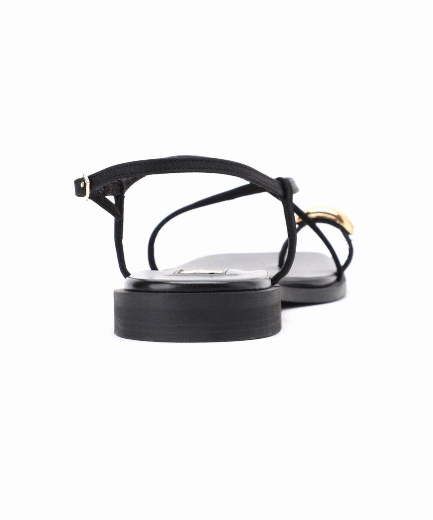 追加4》GRISEメタルリングクロストングサンダル（サンダル）｜LE TALON