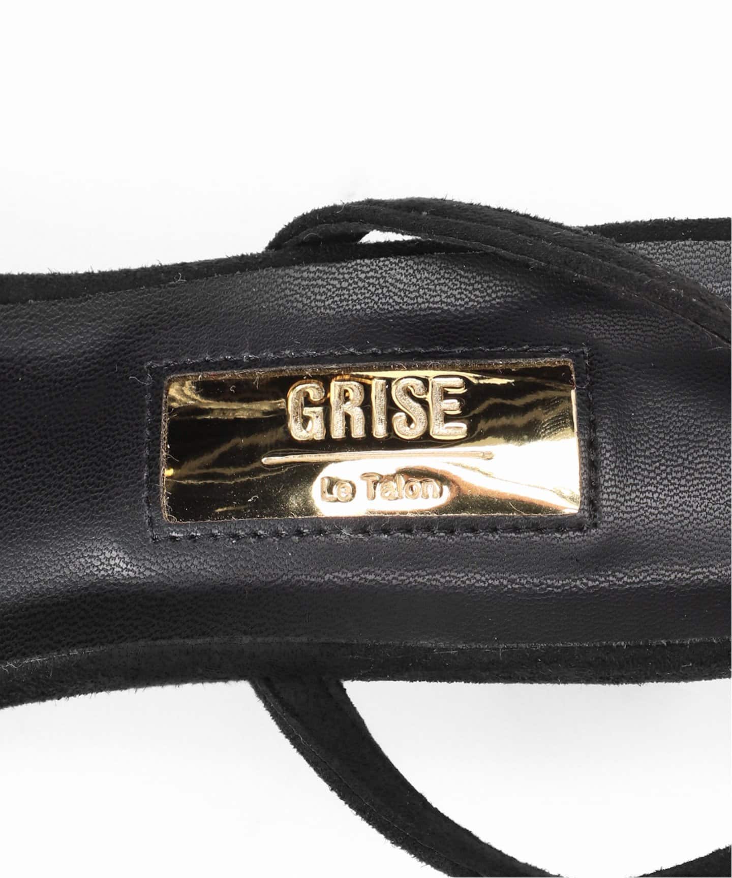 GRISE5cmオブリークアンクルストラップサンダル（サンダル）｜LE