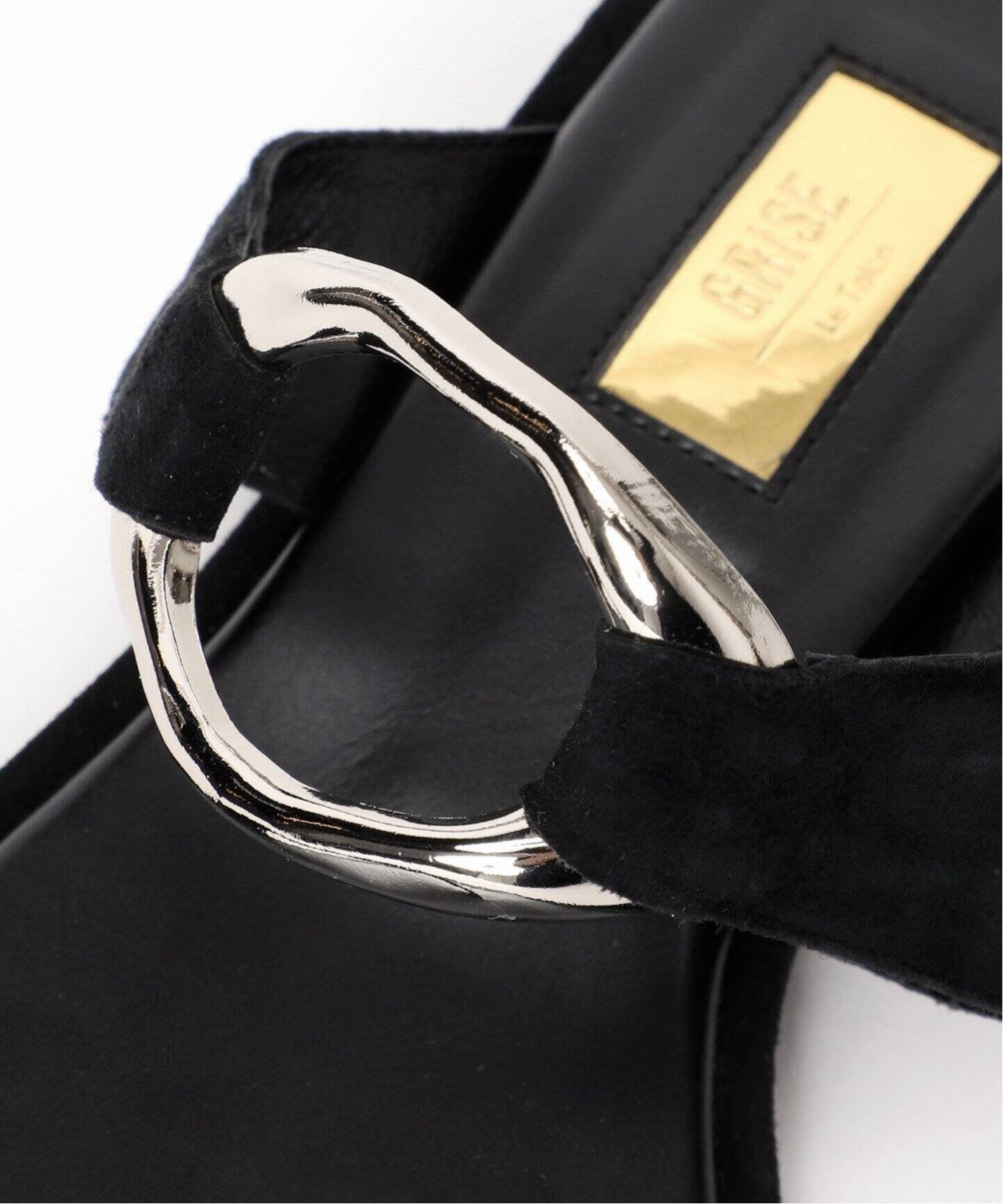 追加2》GRISEレザーARTYアシメトングサンダル（サンダル）｜LE TALON