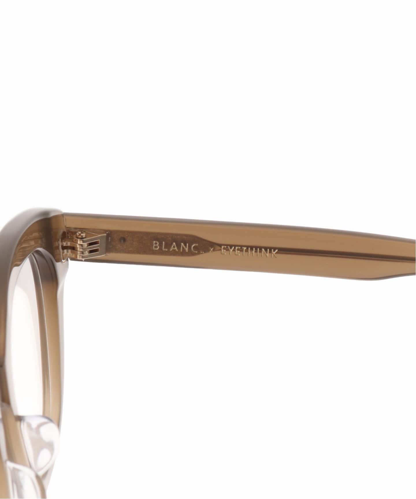 EYETHINK別注 BLANC.. ET001 サングラス メガネ アイウェア BLANC.. 別注 ET001-CY BLACK/L.BRN - GRY ex Sunglasses