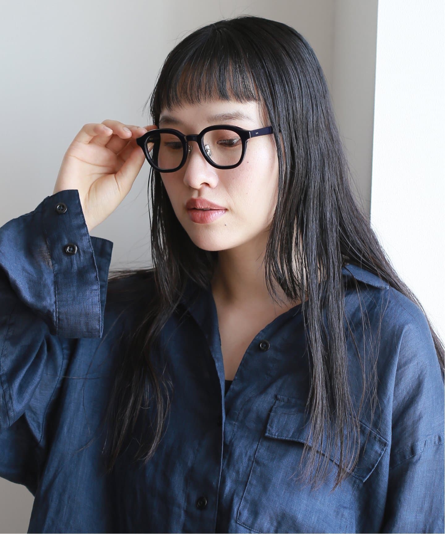 BLANC.. 別注 ET004 NAVY ex Optical（メガネ）｜EYETHINK（アイシンク