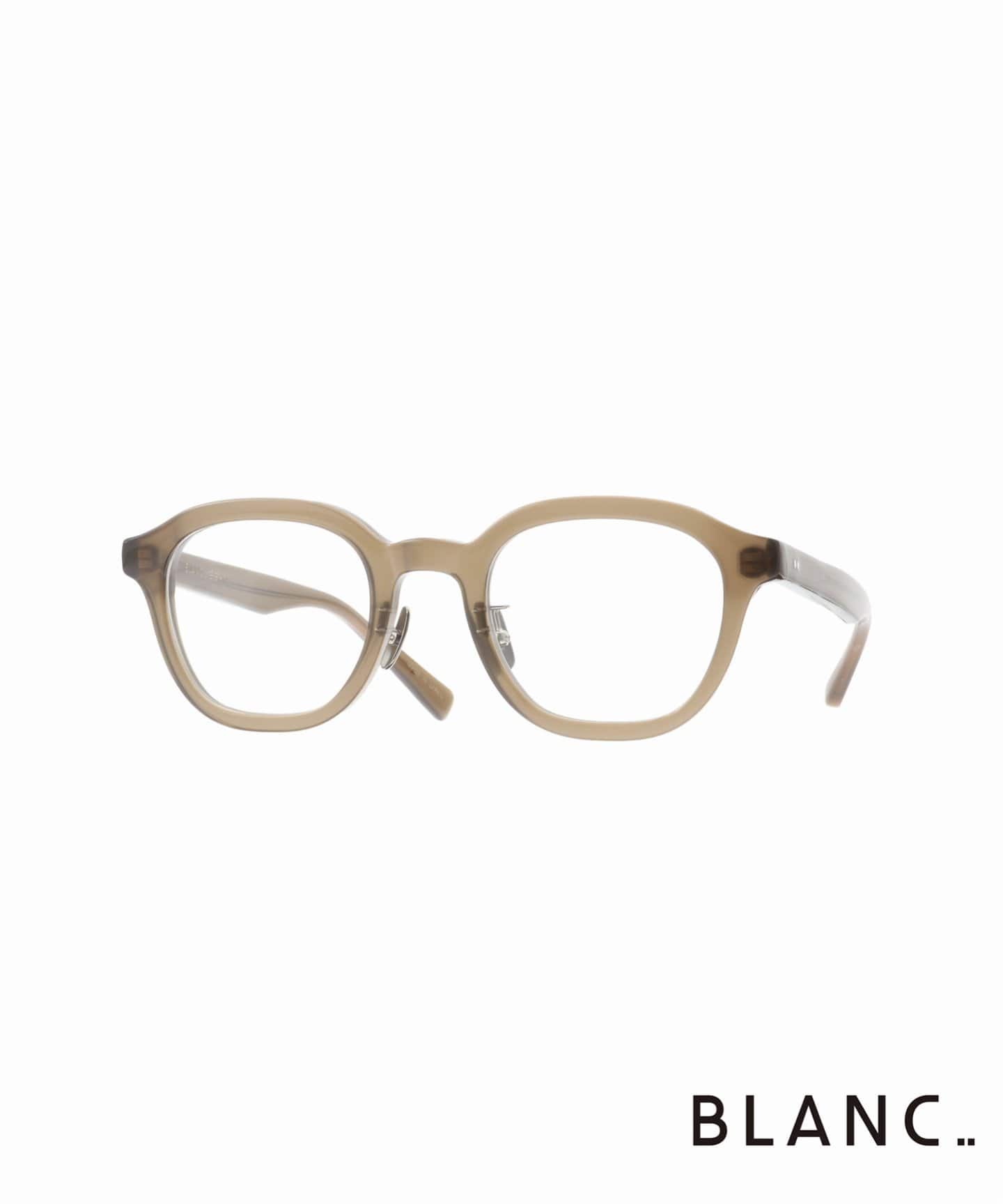 【美品】BLANC for EYETHINK 別注〈参考価格41,800円〉 BLANC.. 別注 ET004 TAUPE ex Optical（メガネ）｜EYETHINK