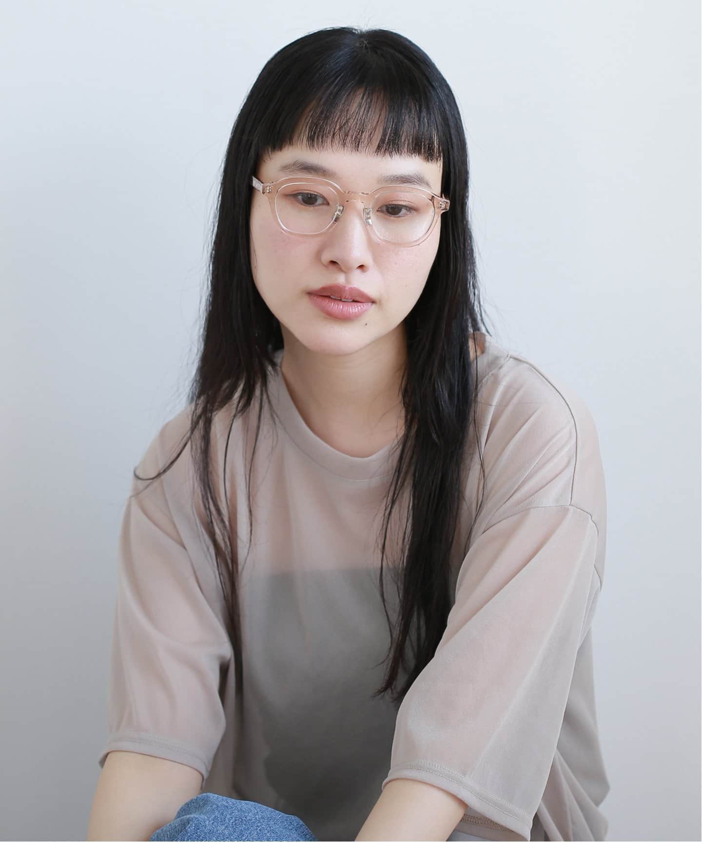 極美品 BLANC.. EYETHINK HIROB 伊達メガネ ファッションを楽しむスタイルアイデア｜EYETHINK HIROB vol.2