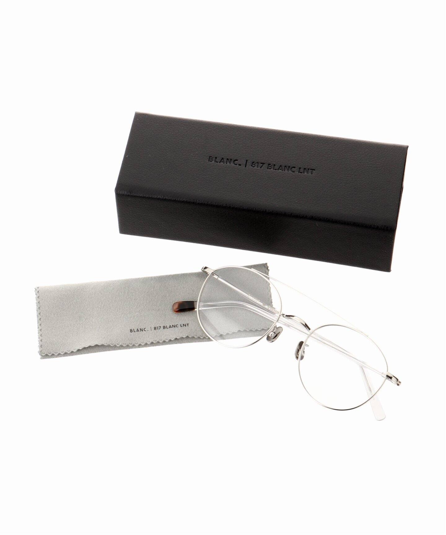 BLANC.. 別注B0015 SILVER- CLEAR ex Optical（メガネ