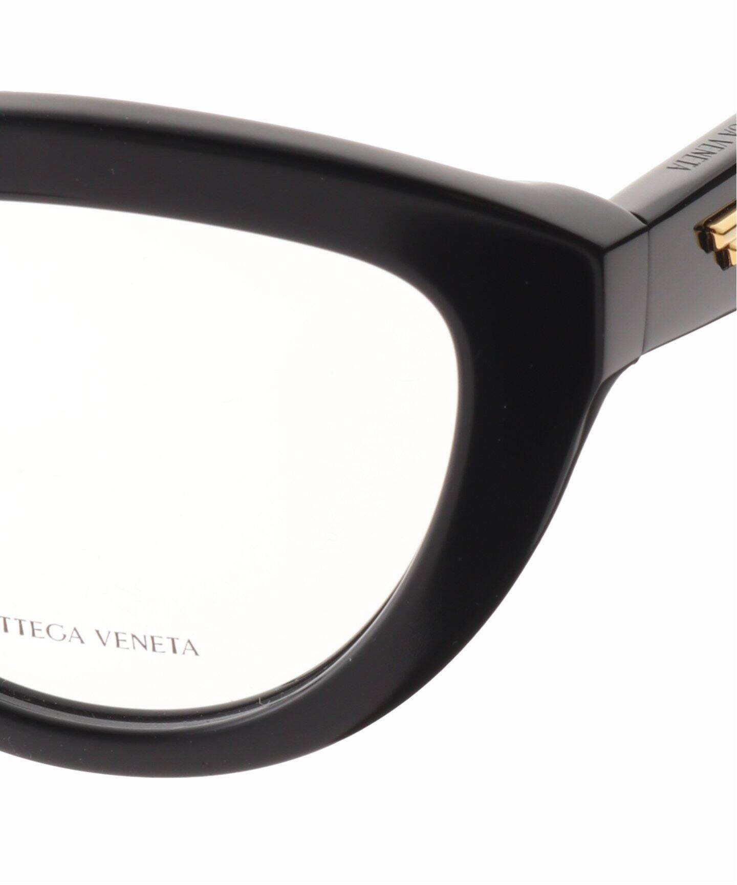 メガネ BOTTEGA VENETA Woman Optical frames Black BV1259O 001 BV1259O ボッテガヴェネタ｜ブランドメガネ専門店 エレガンス東京