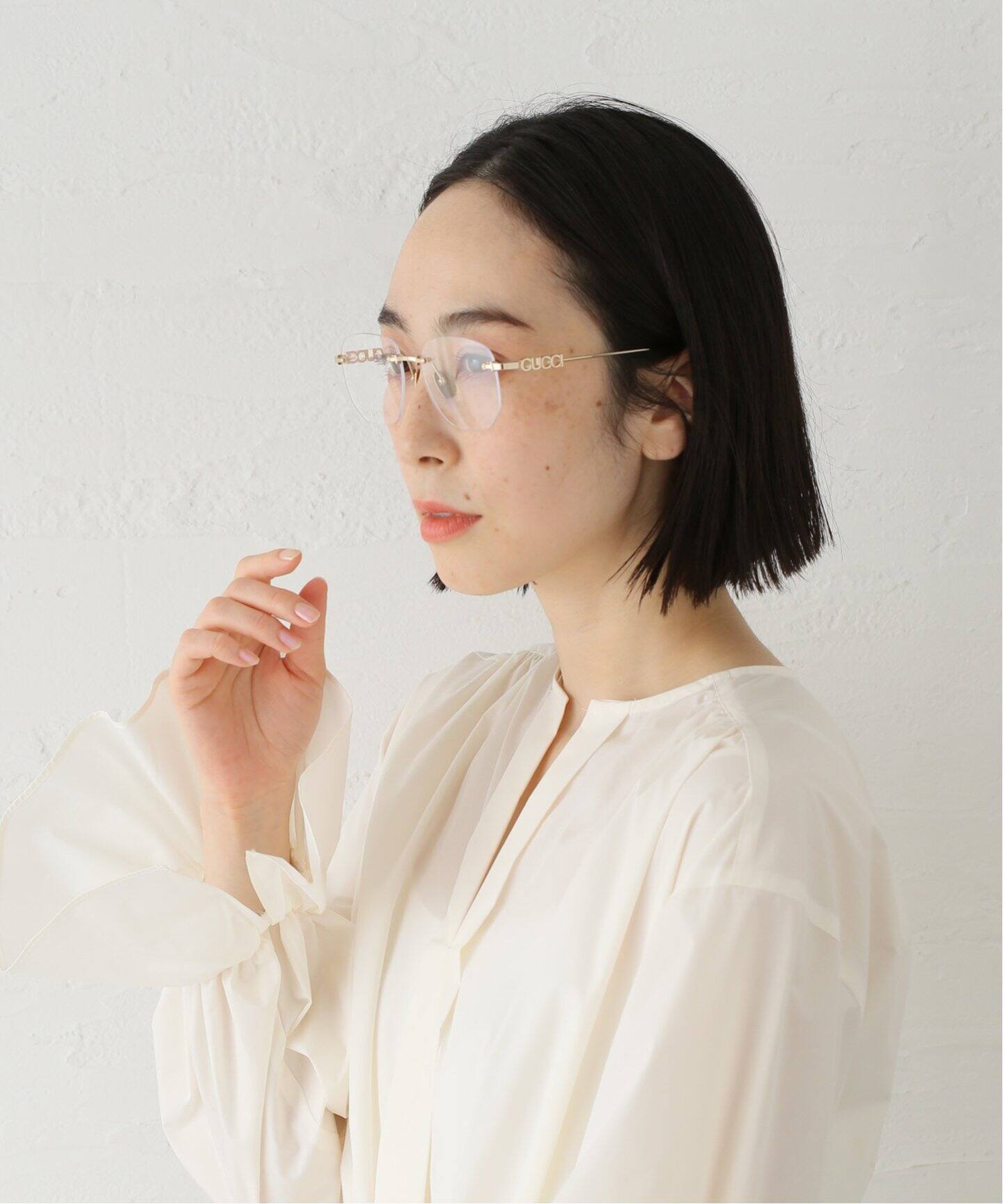 【送料,関税込】 GUCCI メガネ GG1806O Gucci GG1806O 003 Gold Eyeglasses for Woman – LookerOnline