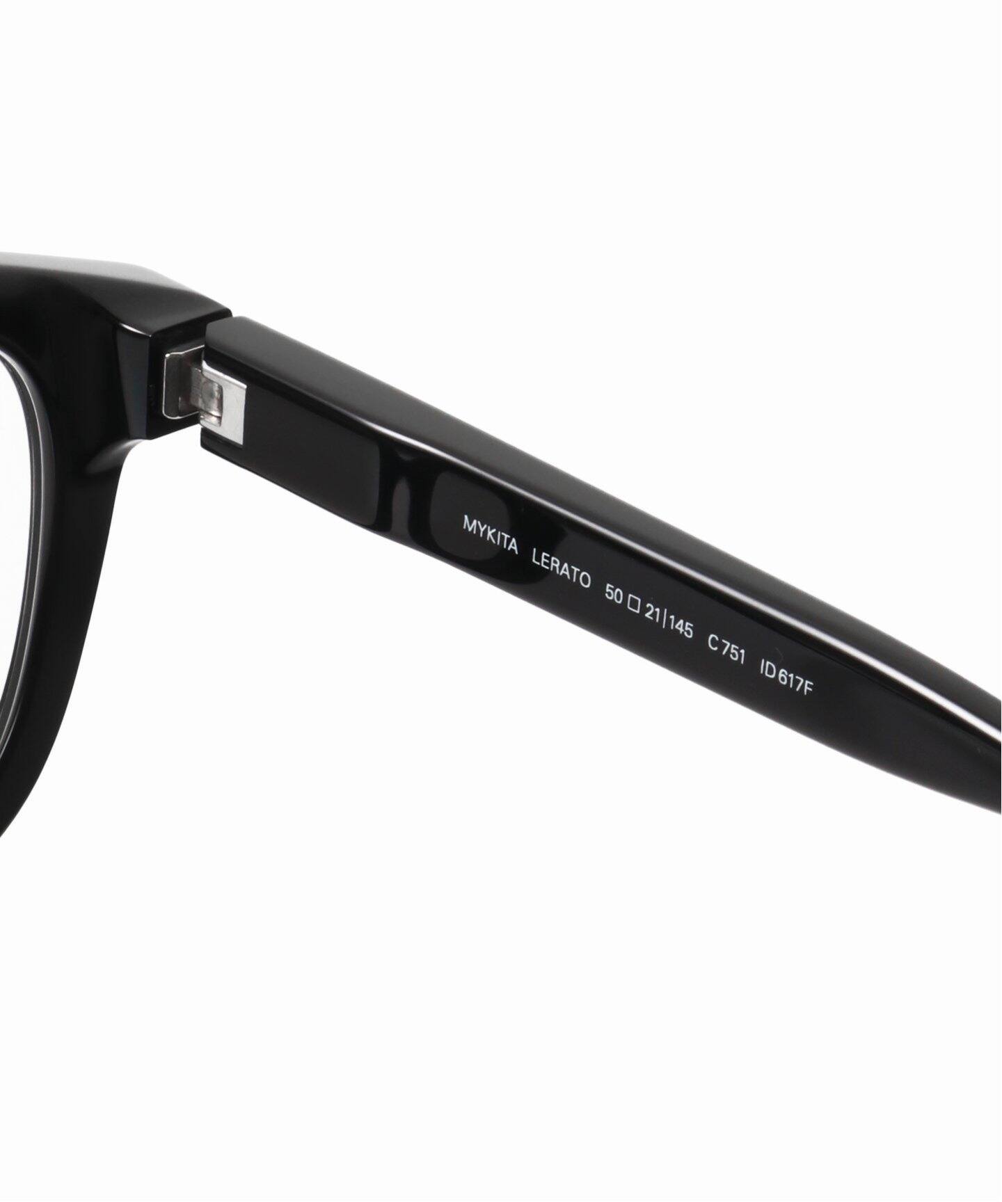 新品同様 MYKITA マイキータ LERATO アセテートフレーム メガネ アイウェア C751 ブラック メンズ レディース 古着 中古 USED MYKITA｜LERATO - 751｜PRODUCT｜Continuer Inc.｜メガネ・サングラス