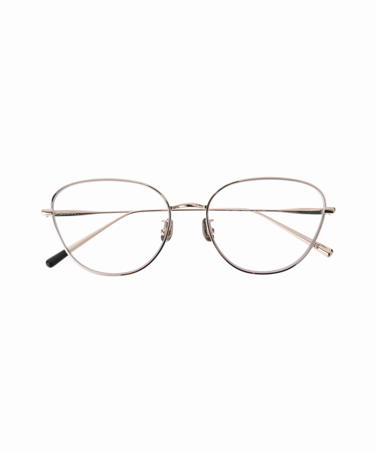 未使用 BLANC.. サングラス B0041 キャットアイ W GOL BLANC | ブラン