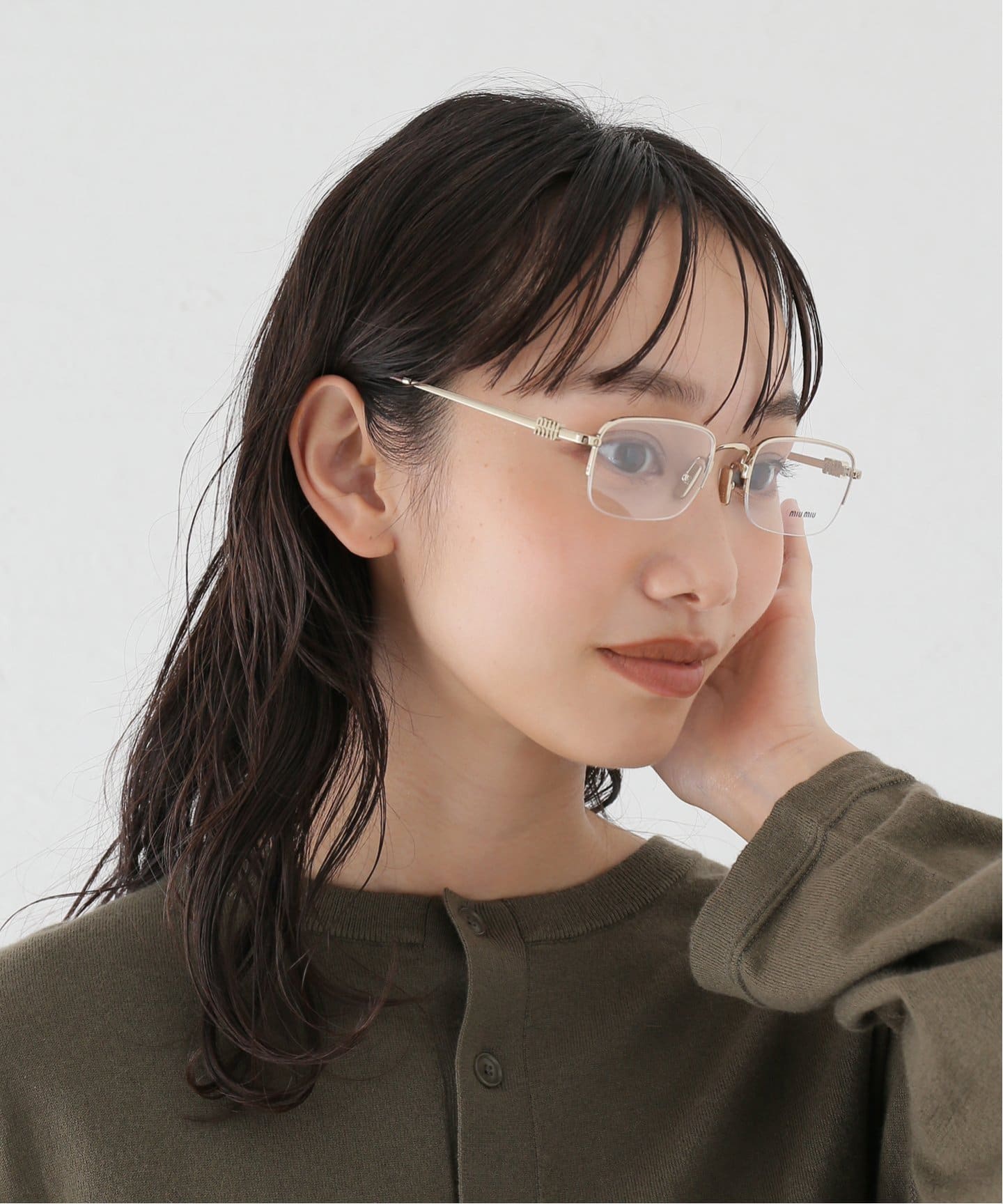 MIU MIU 52WV GO Optical（メガネ）｜EYETHINK（アイシンク）の