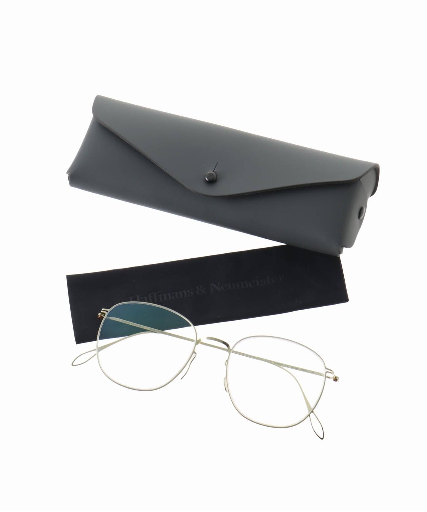 メガネ・老眼鏡 haffmans&neumeister Haffmans&Neumeister Bradford-018 Champagne/Clear Optical