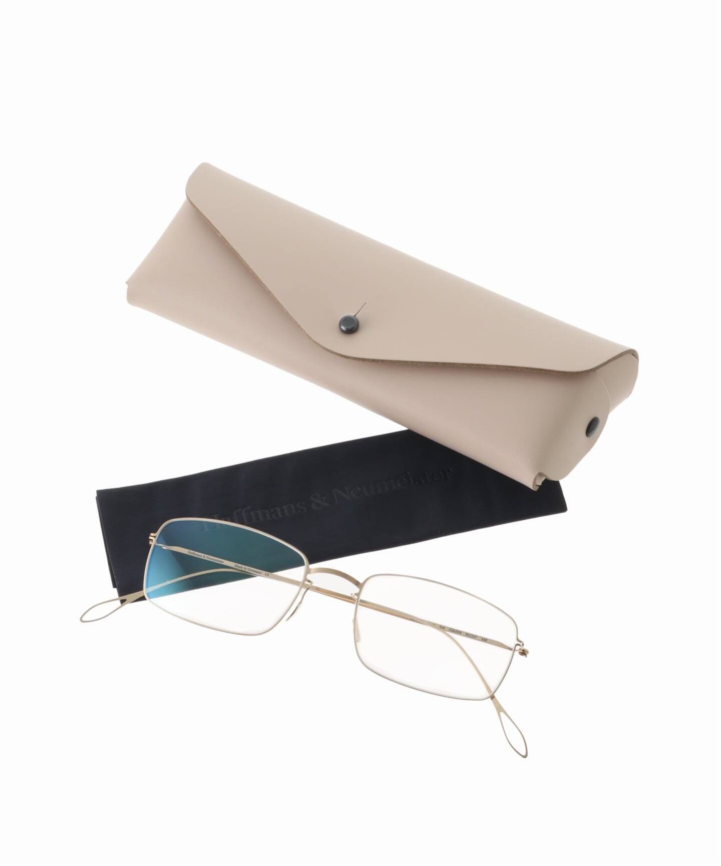 Haffmans&Neumeister Larson-019 Cremrnt/Clear Optical（メガネ