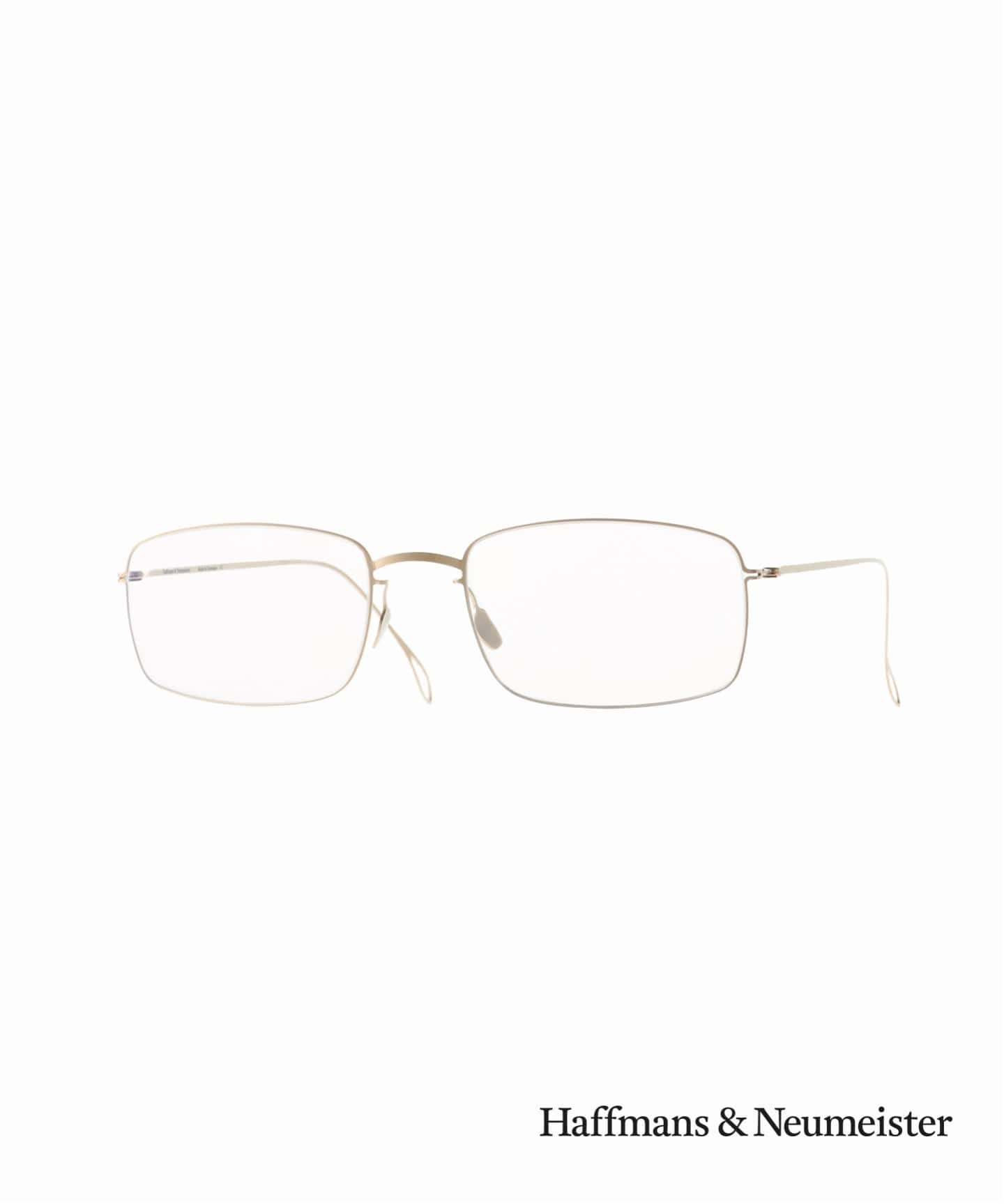 Haffmans&Neumeister Larson-019 Cremrnt/Clear Optical（メガネ