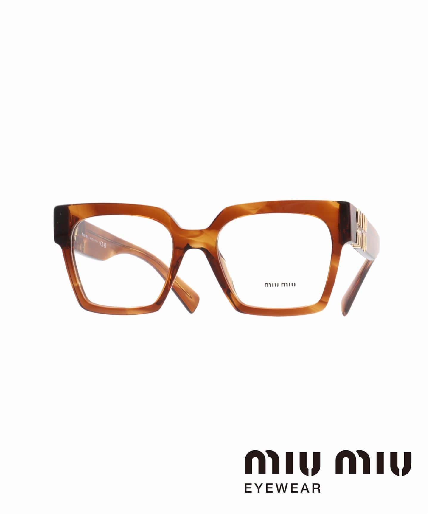 ミュウミュウ メタル眼鏡 MIU MIU / ミュウミュウ】04UV BR Optical(メガネ)|EYETHINK