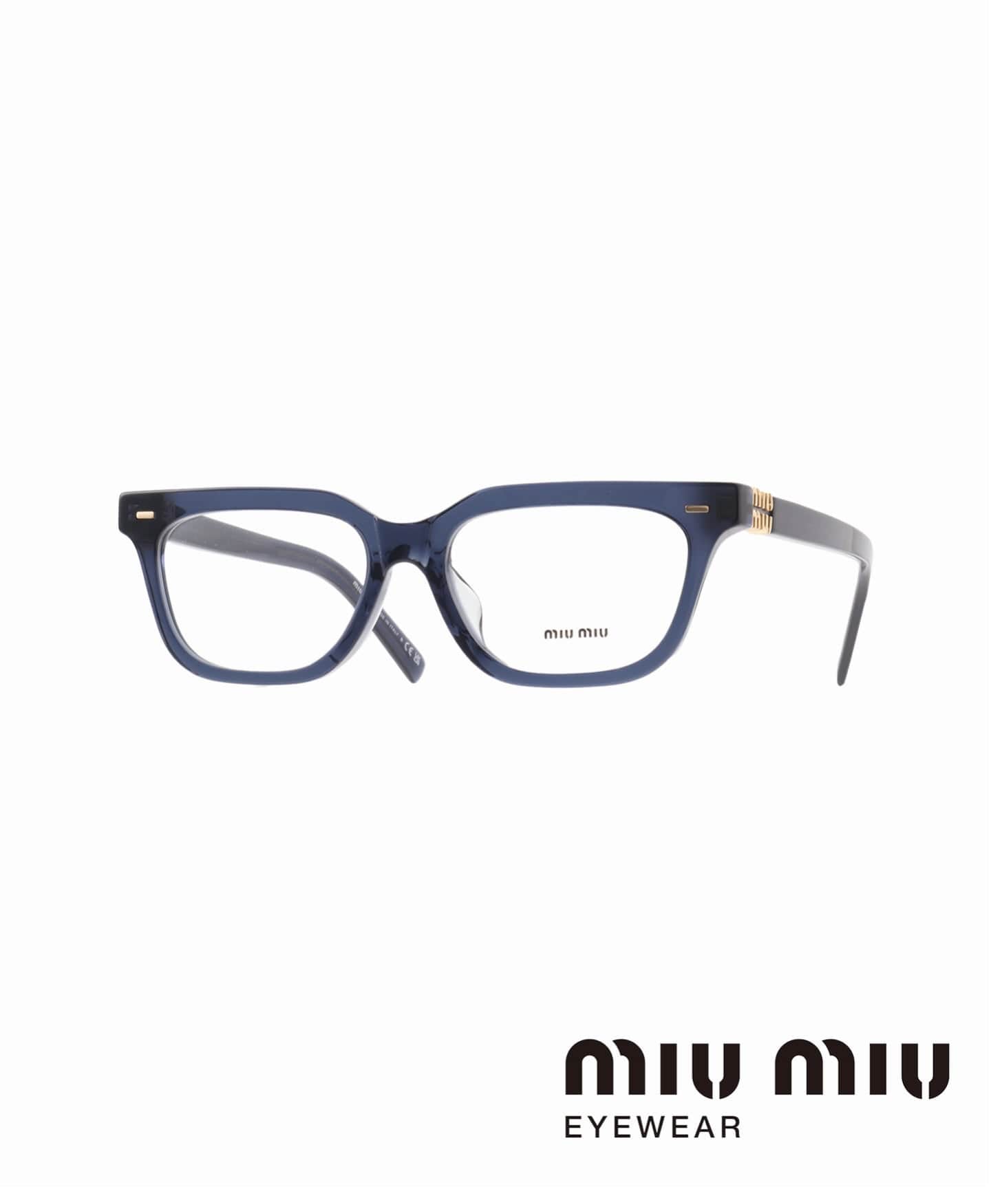 MIU MIU / ミュウミュウ】07XVF NB Optical（メガネ）｜EYETHINK